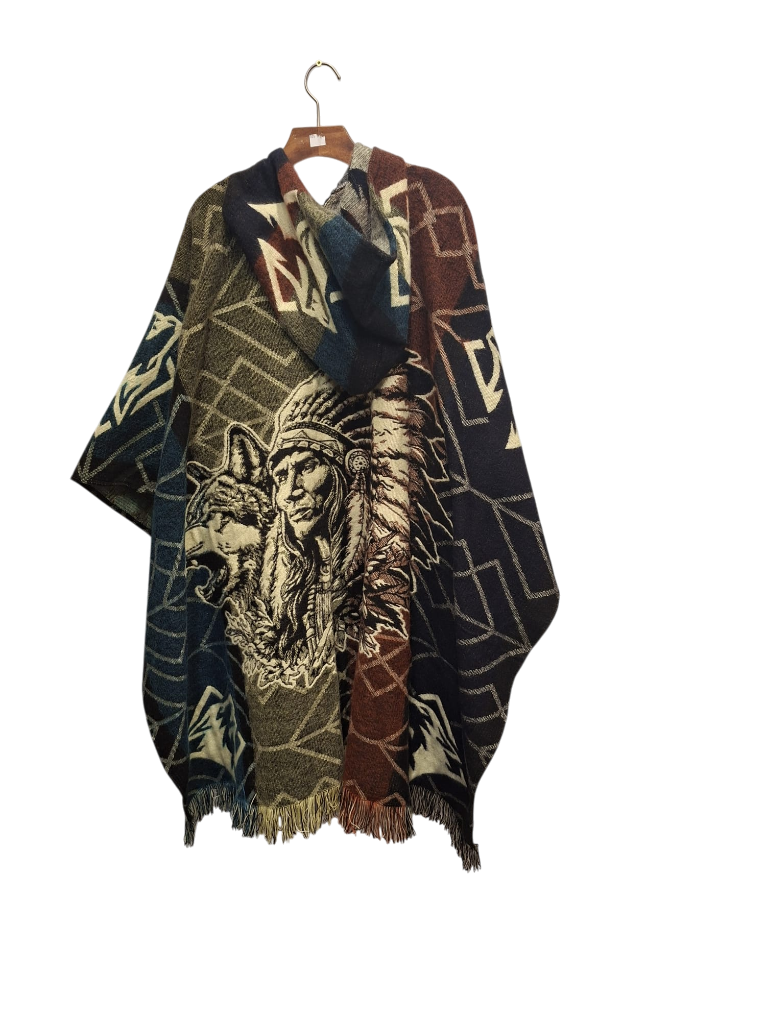 Alpaca Warrior Wolf Blue, Red