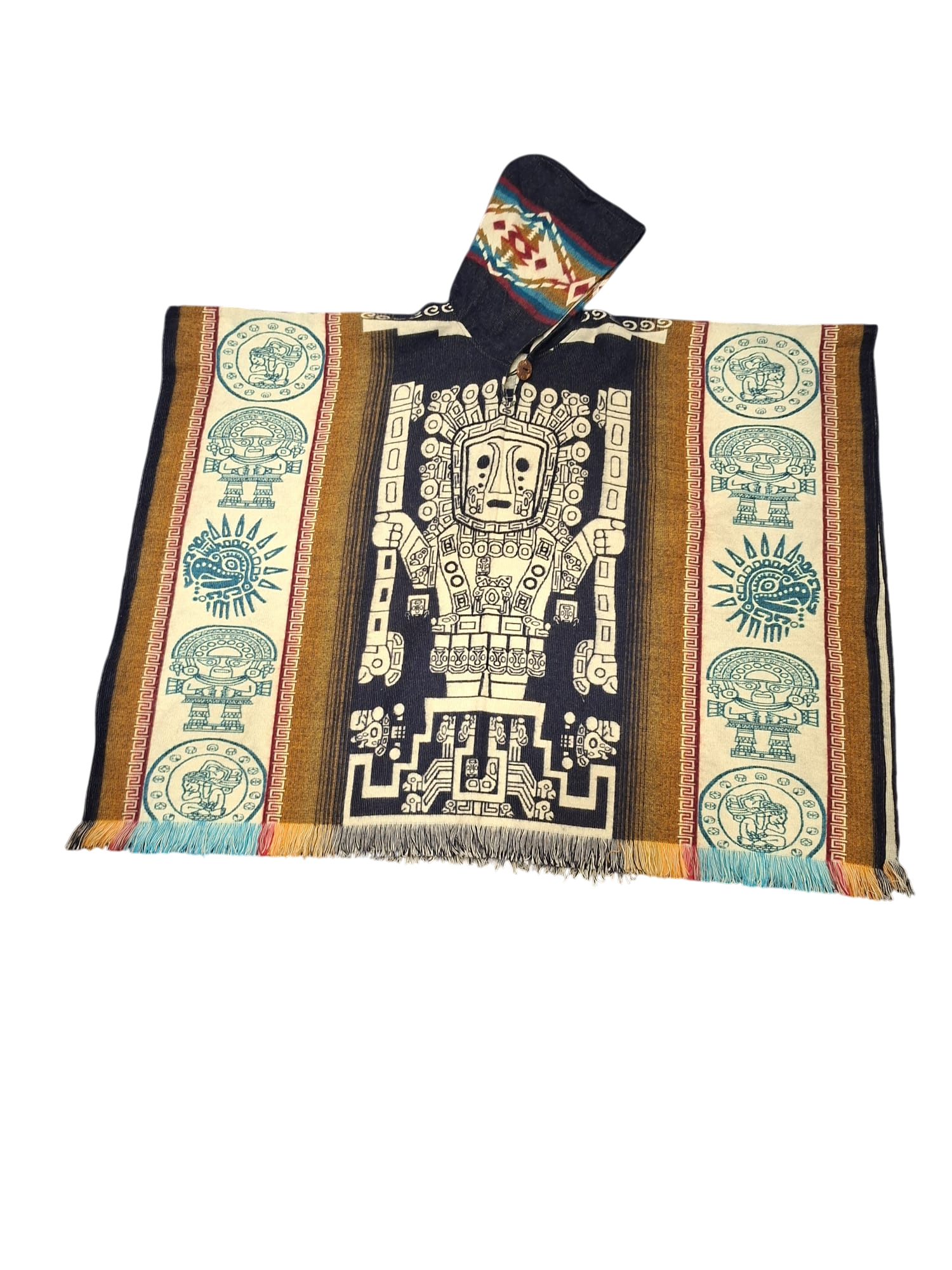 Alpaca Aztec Blue, Yellow, White