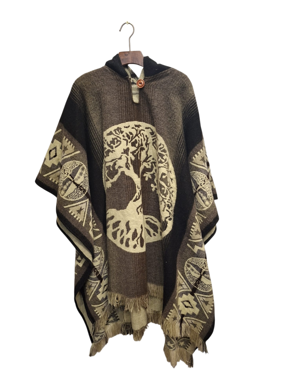 Alpaca Tree of Life Grey, White