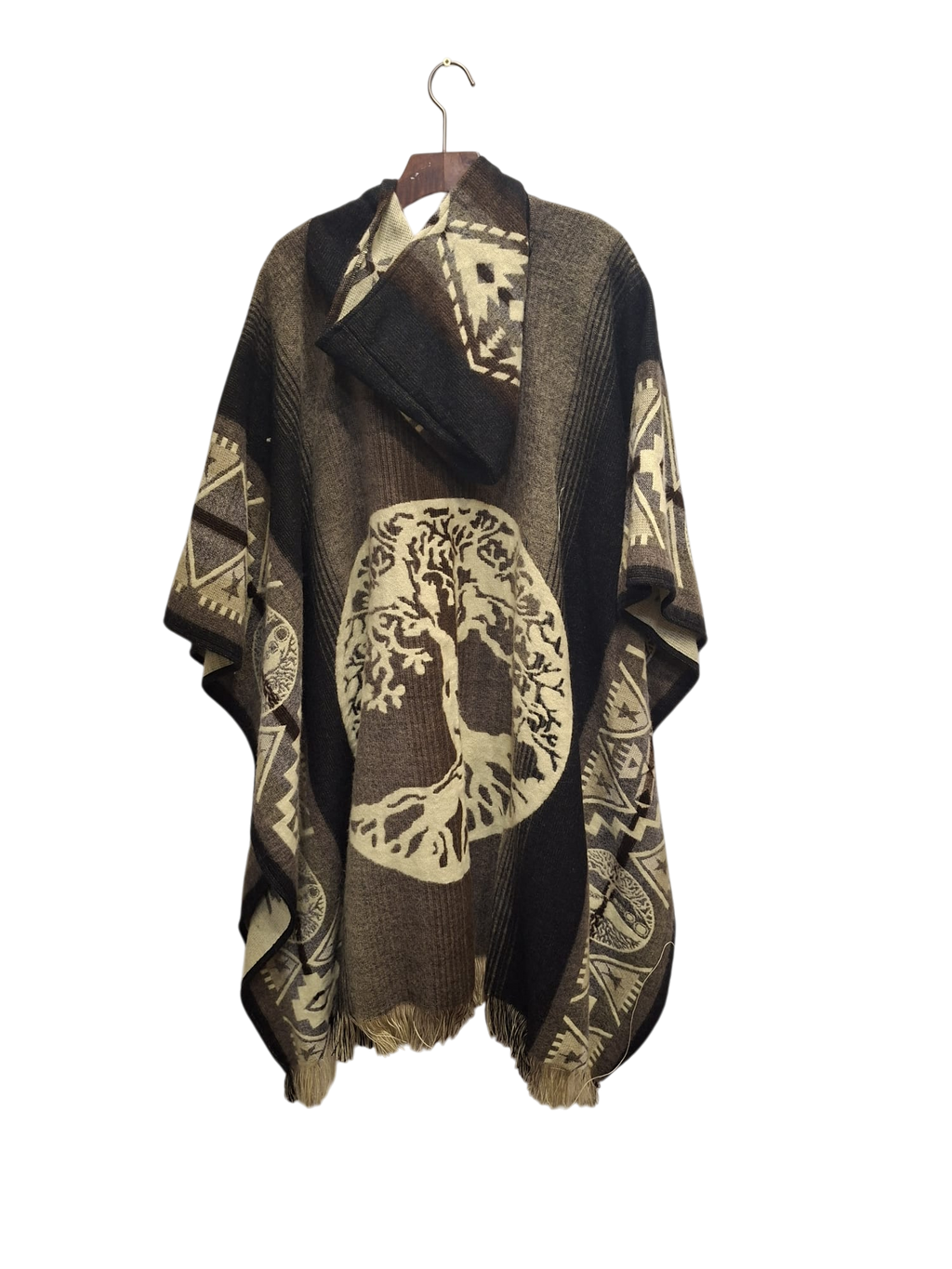 Alpaca Tree of Life Grey, White