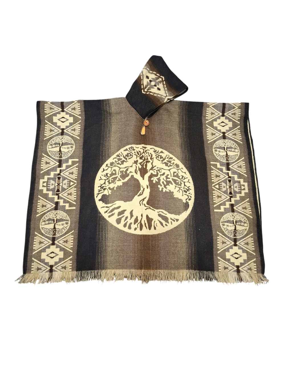 Alpaca Tree of Life Grey, White