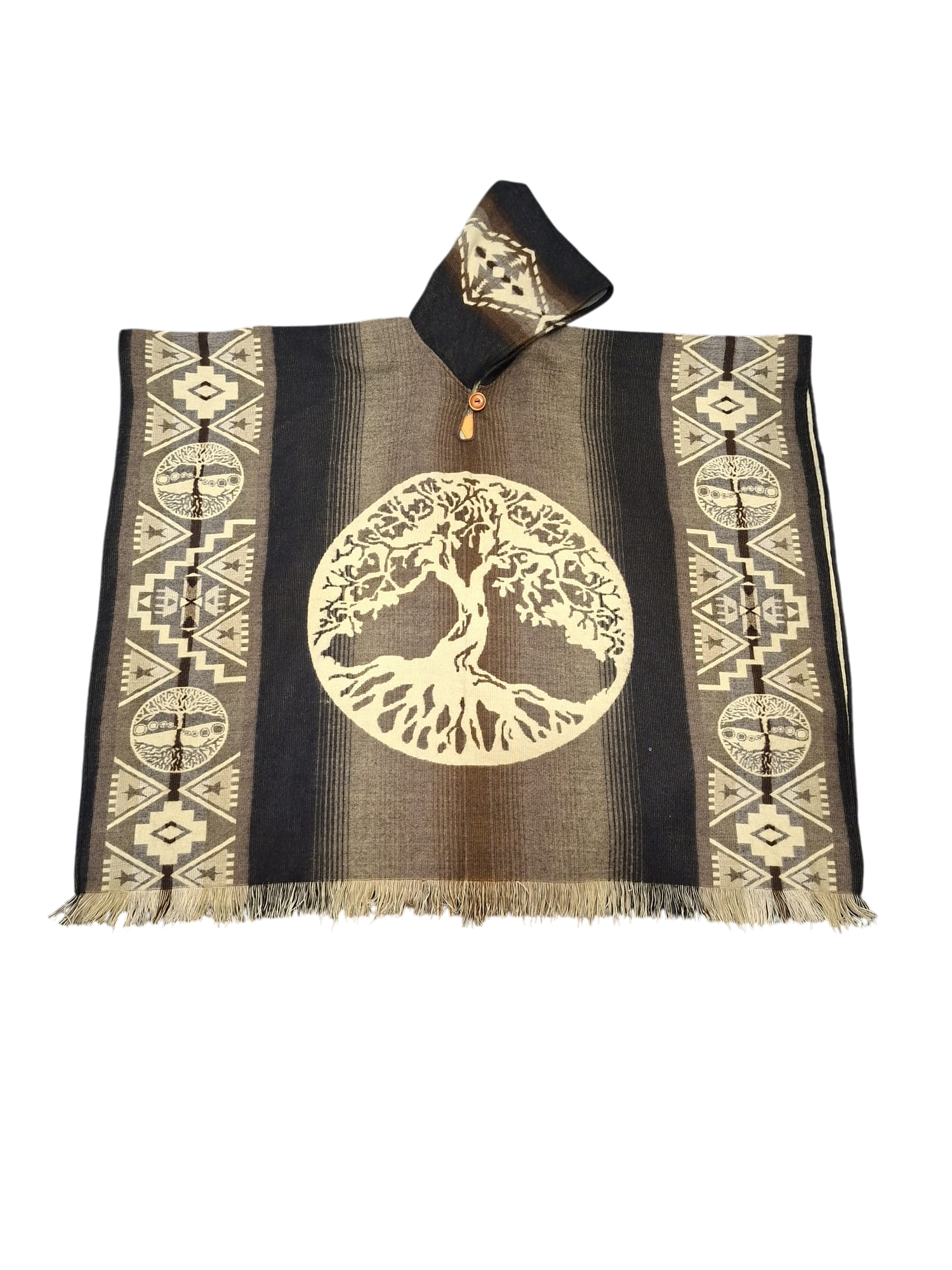 Alpaca Tree of Life Grey, White