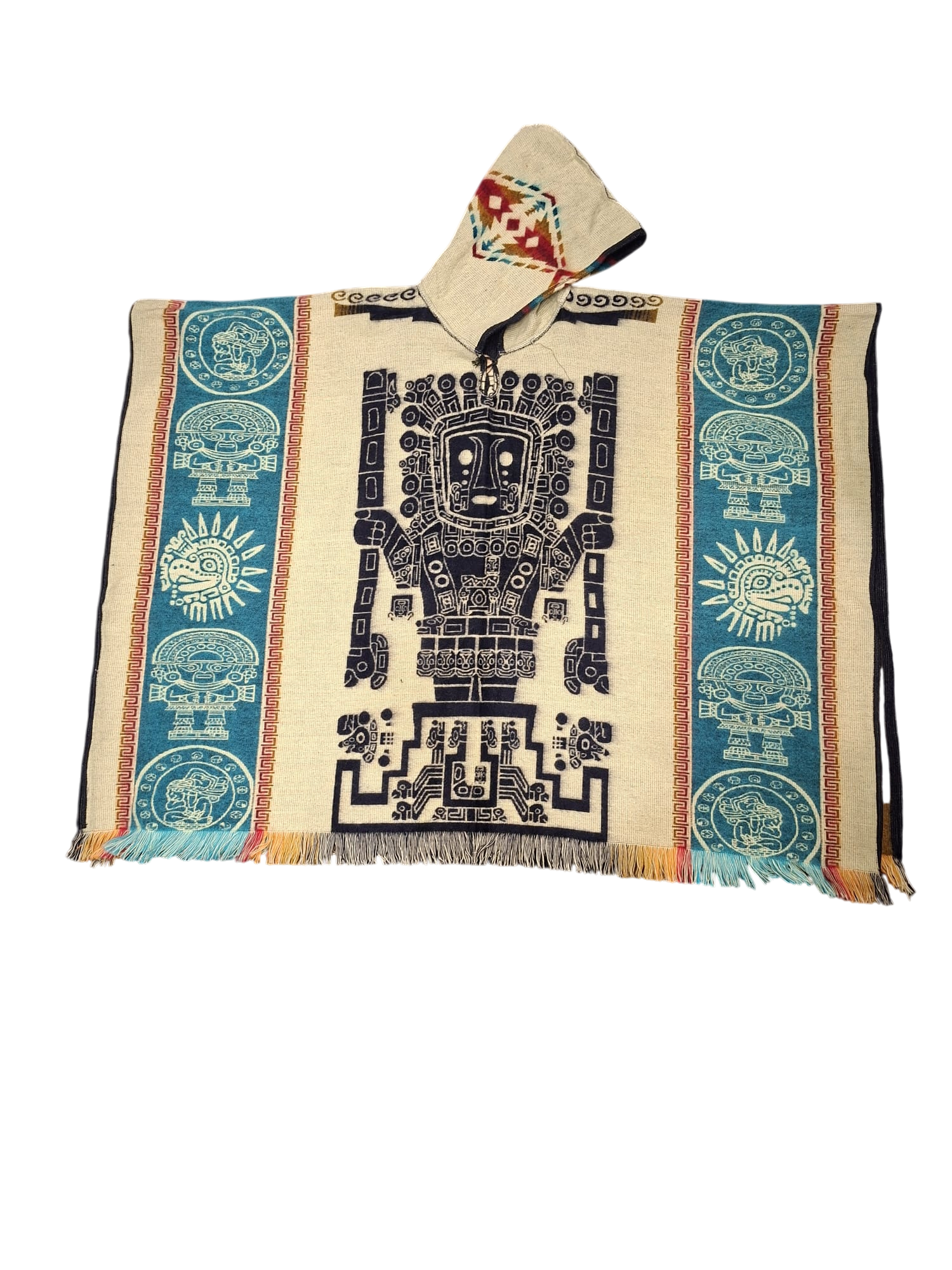 Alpaca Aztec Blue, Yellow, White