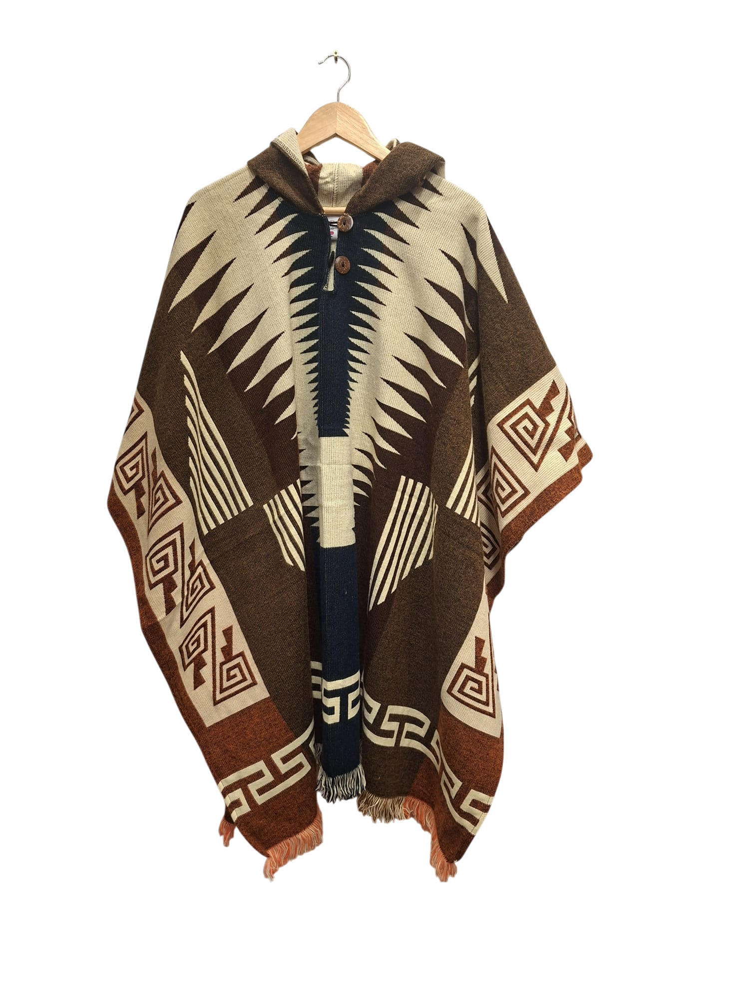 Alpaca Geometric Brown, Orange, Blue