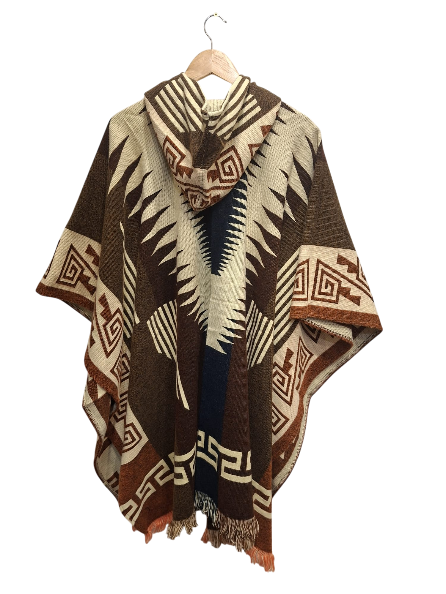 Alpaca Geometric Brown, Orange, Blue