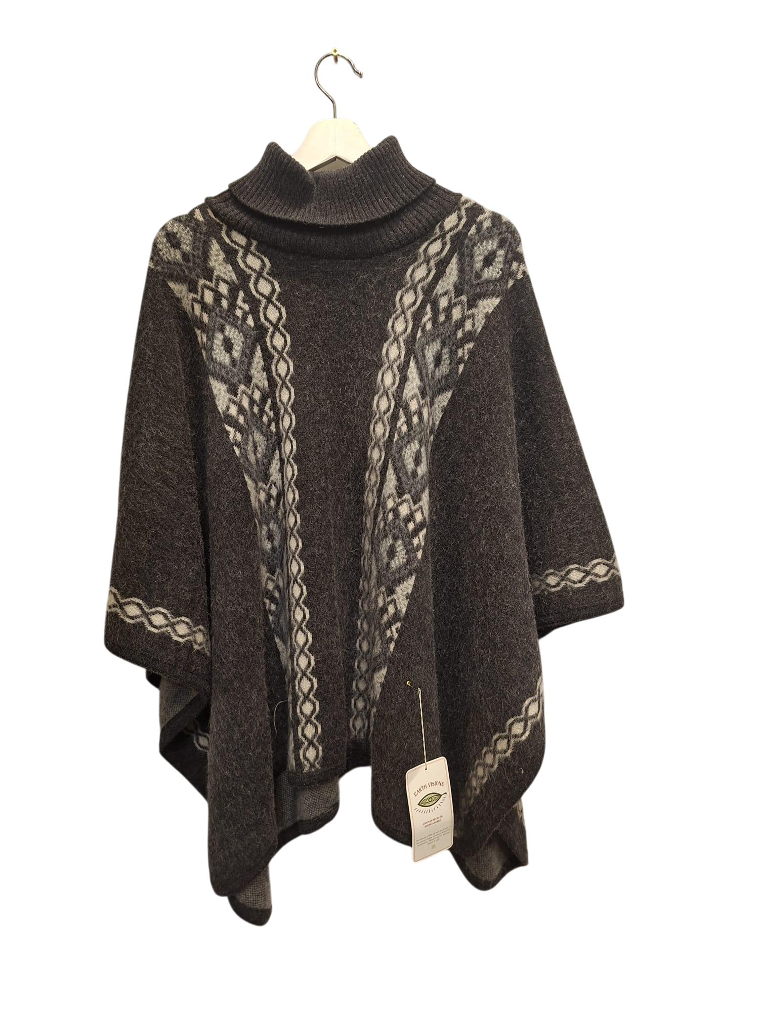 Baby Alpaca Turtleneck Grey