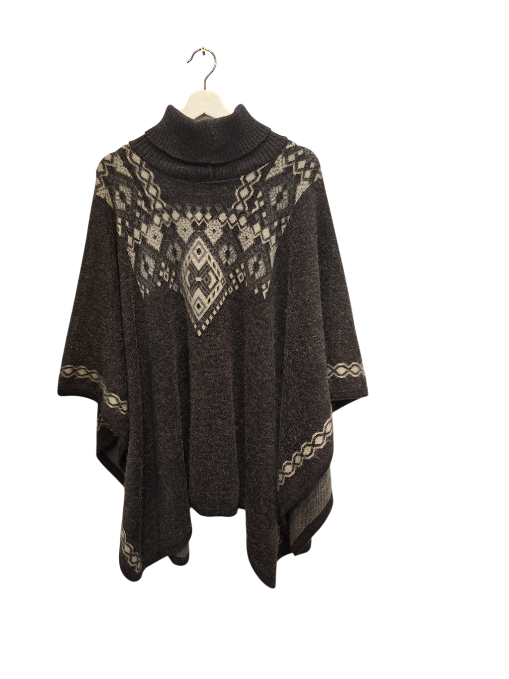 Baby Alpaca Turtleneck Grey