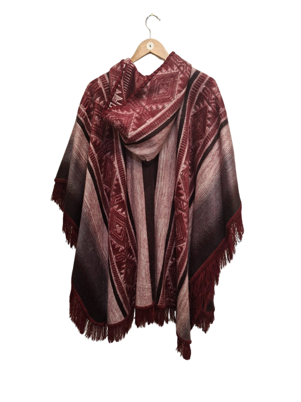 Baby Alpaca Geometric Red, Pink
