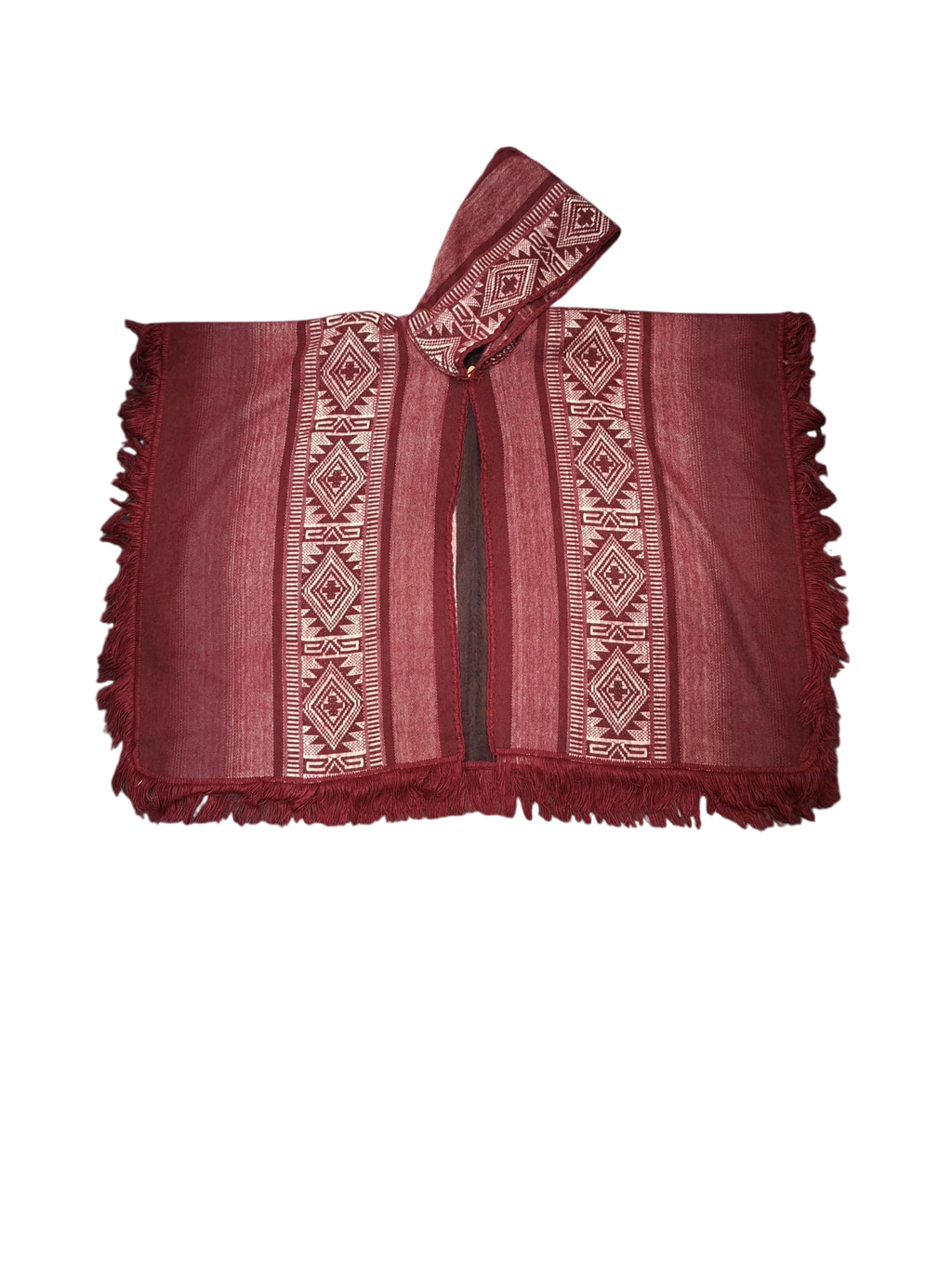 Baby Alpaca Geometric Red, Pink