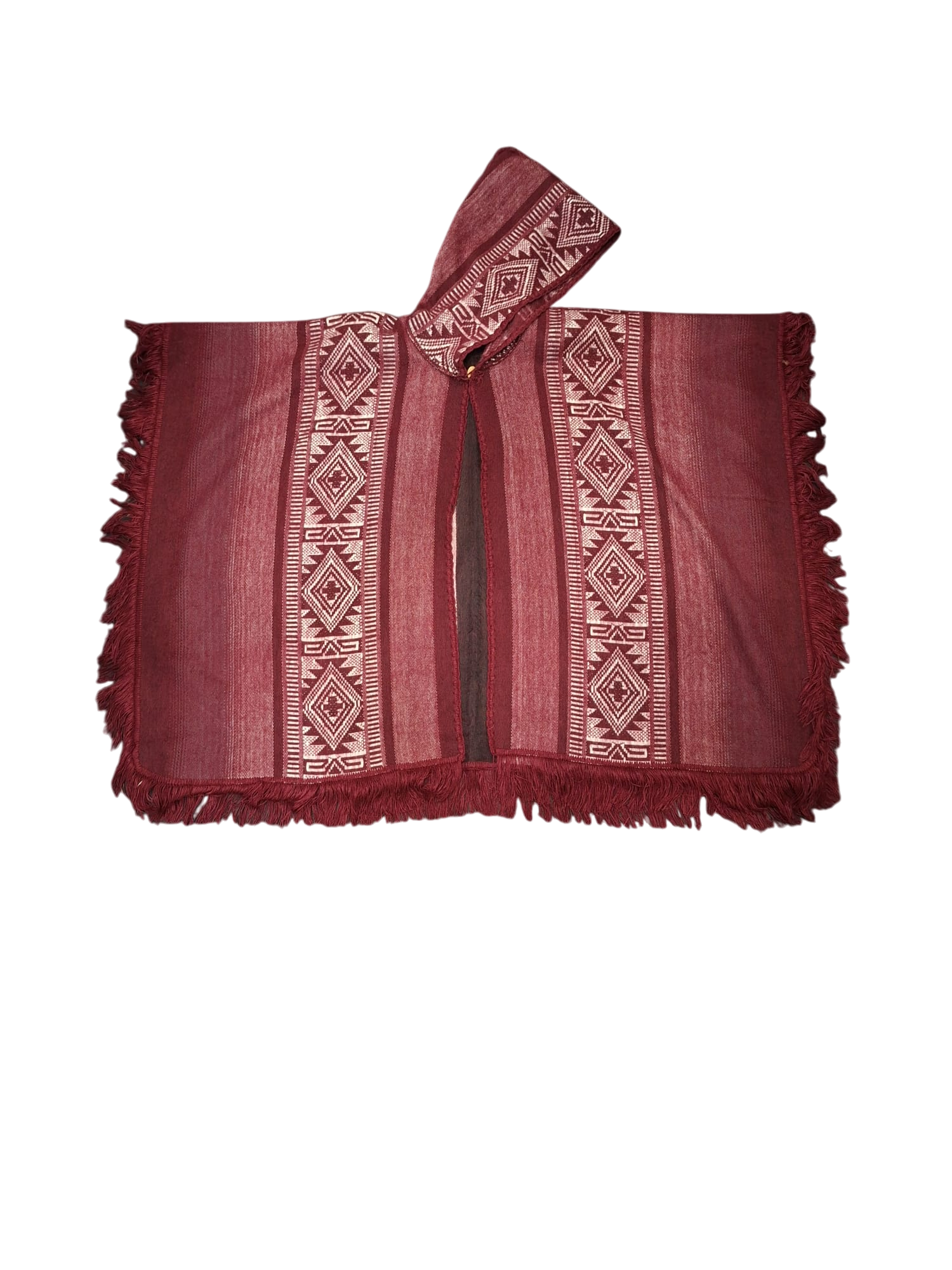 Baby Alpaca Geometric Red, Pink
