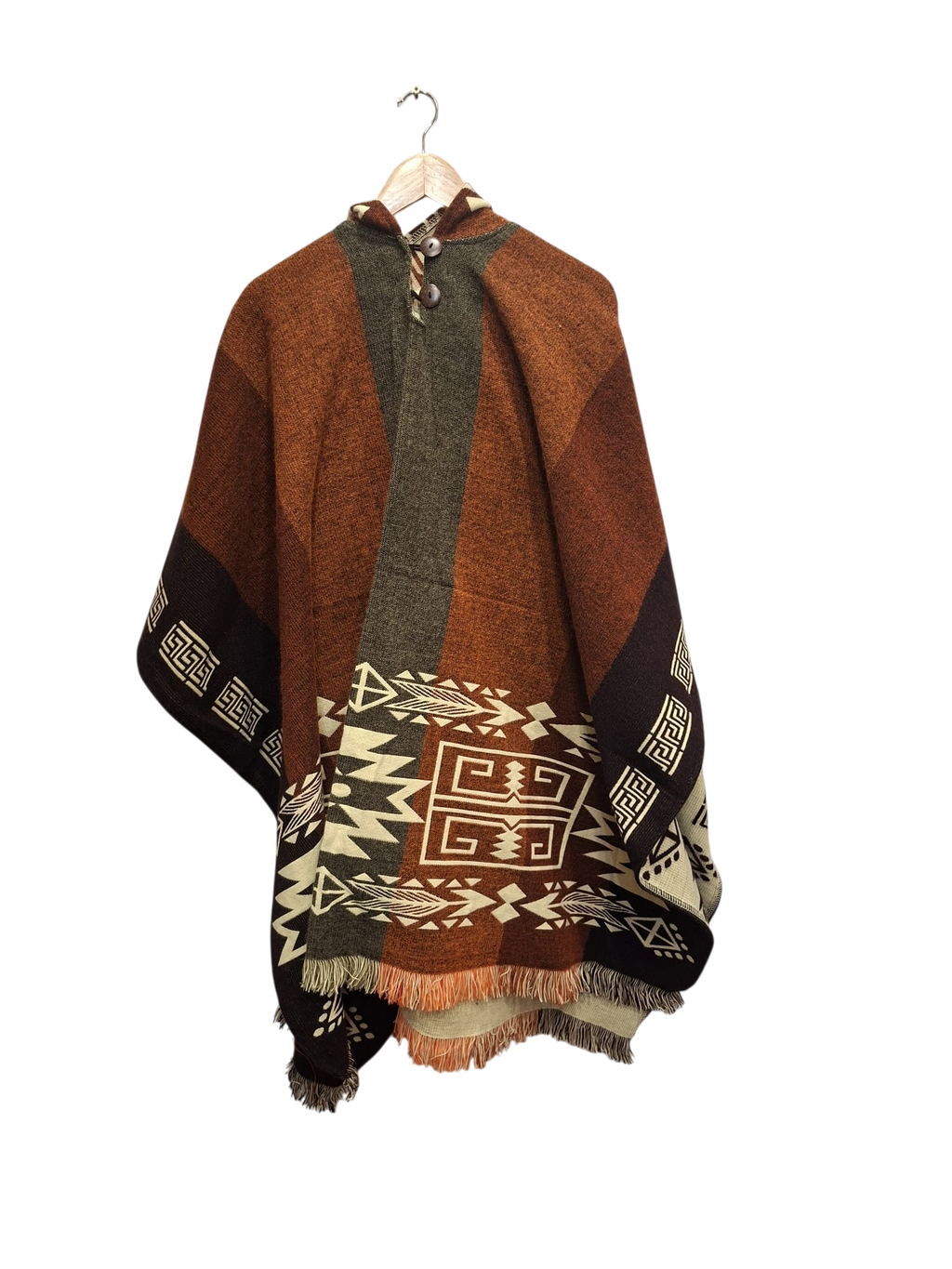 Alpaca Aztec Geometric Brown, Grey, White