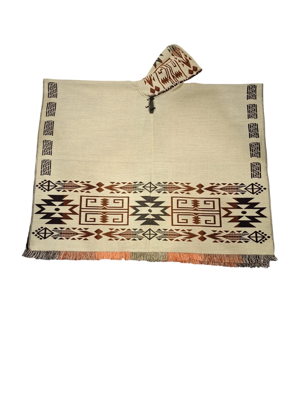 Alpaca Aztec Geometric Brown, Grey, White