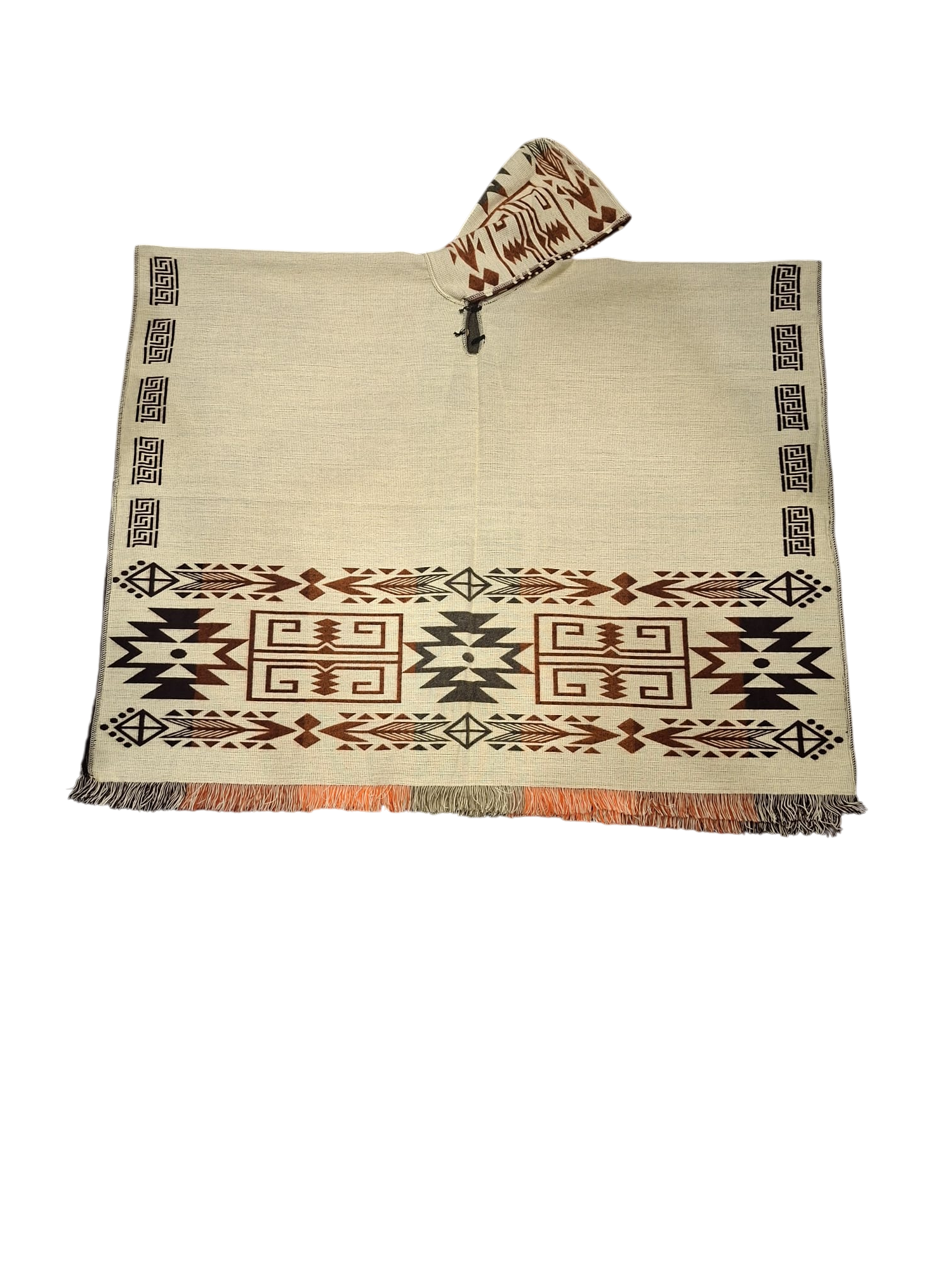 Alpaca Aztec Geometric Brown, Grey, White