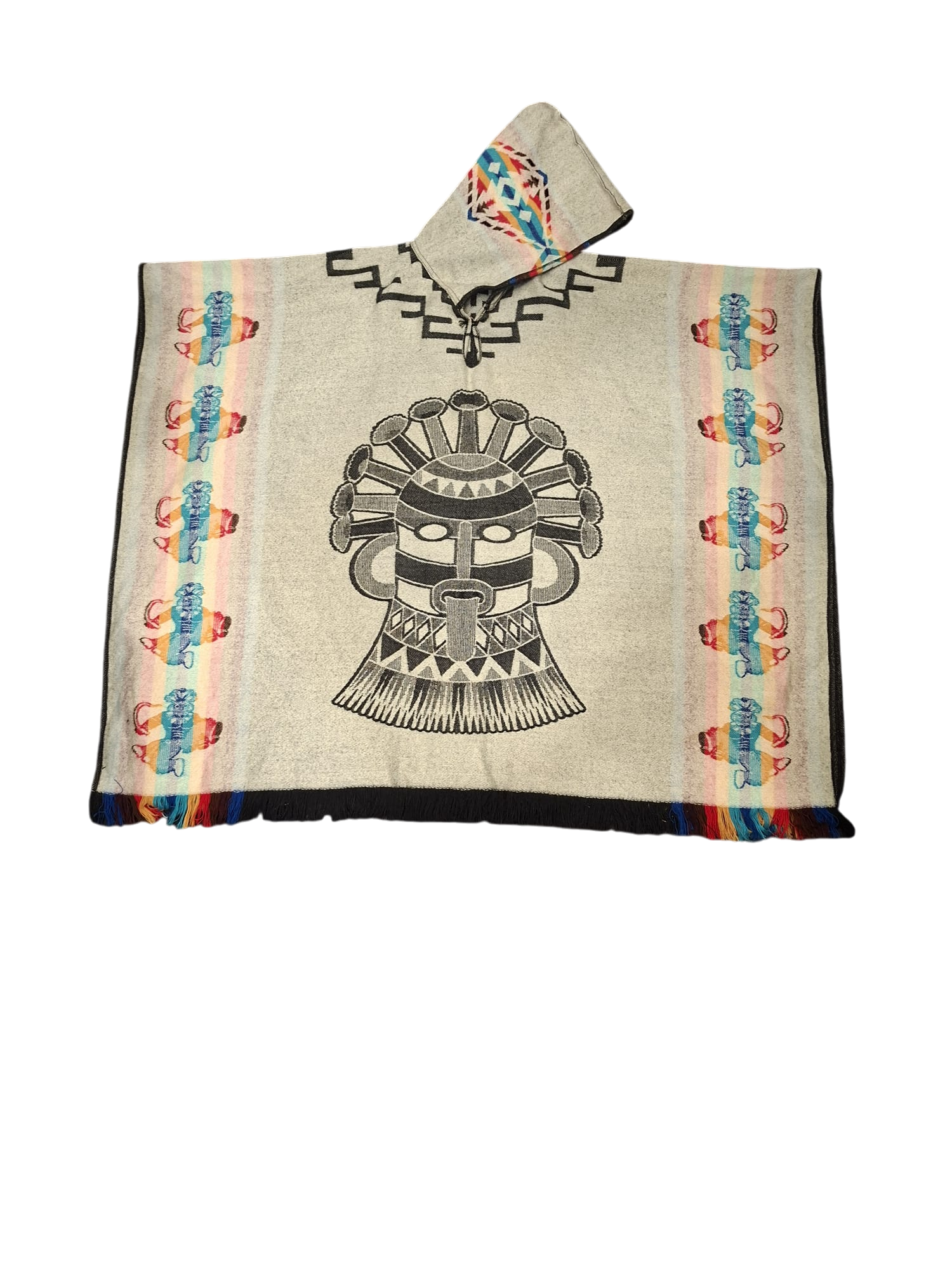 Alpaca Aztec Black, Red, Blue