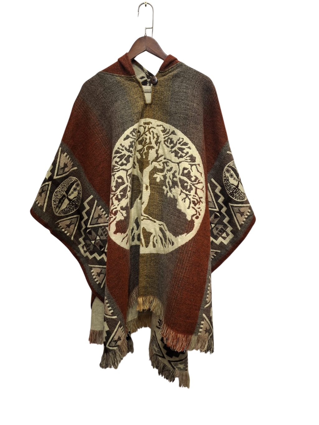 Alpaca Tree of Life Brown, Grey, White