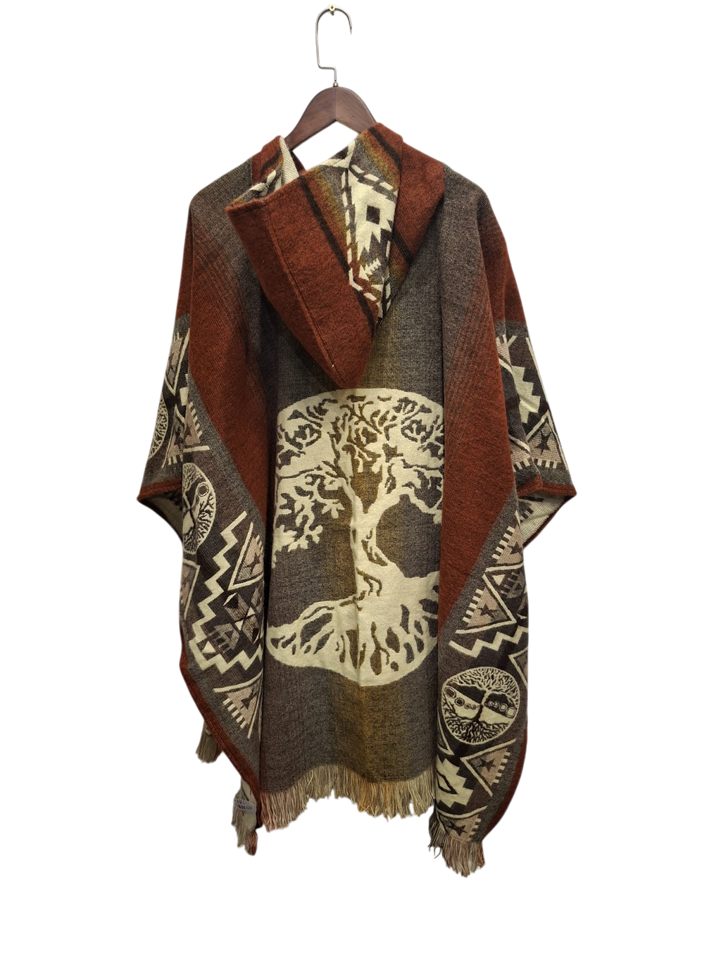 Alpaca Tree of Life Brown, Grey, White