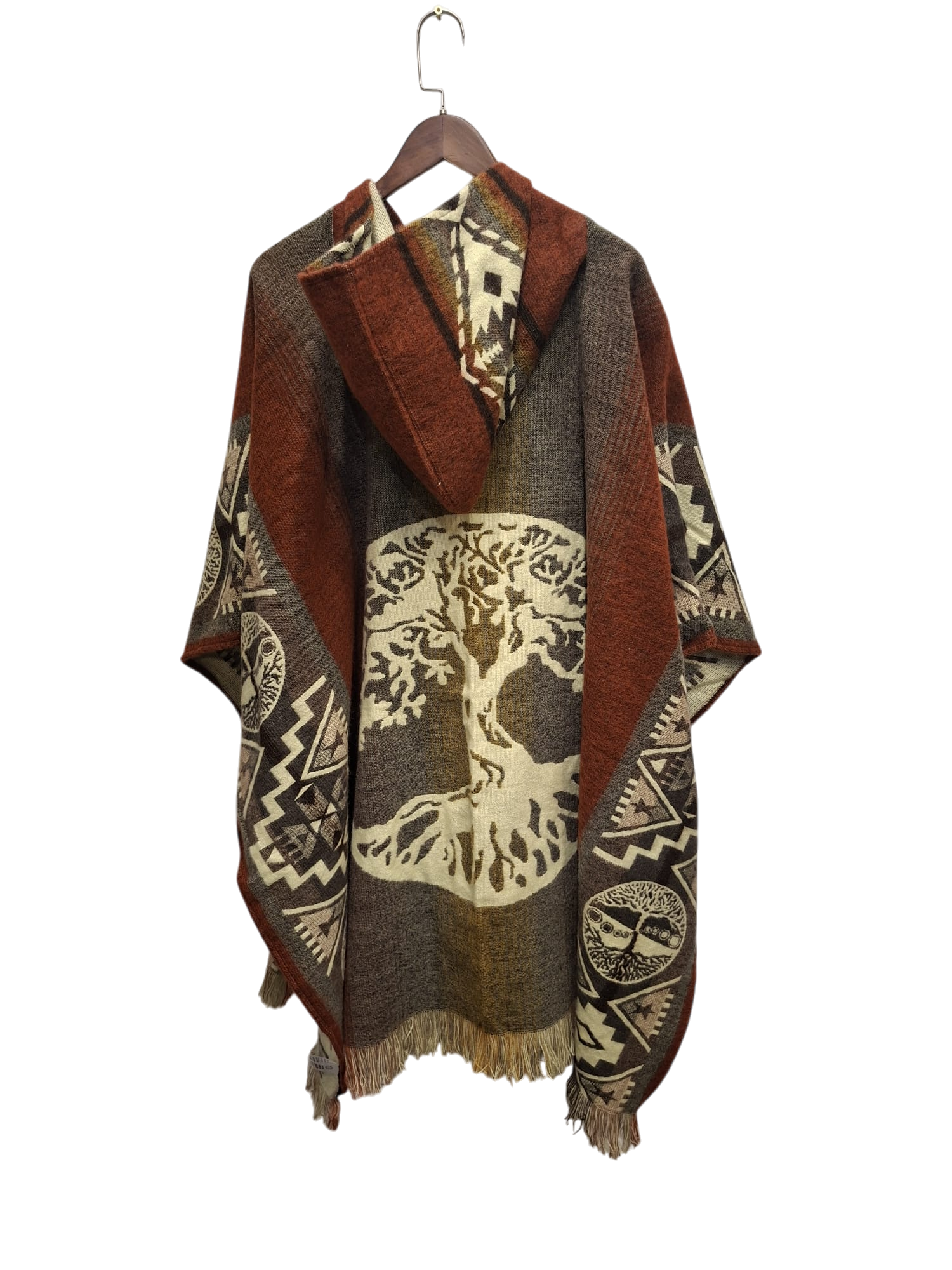 Alpaca Tree of Life Brown, Grey, White