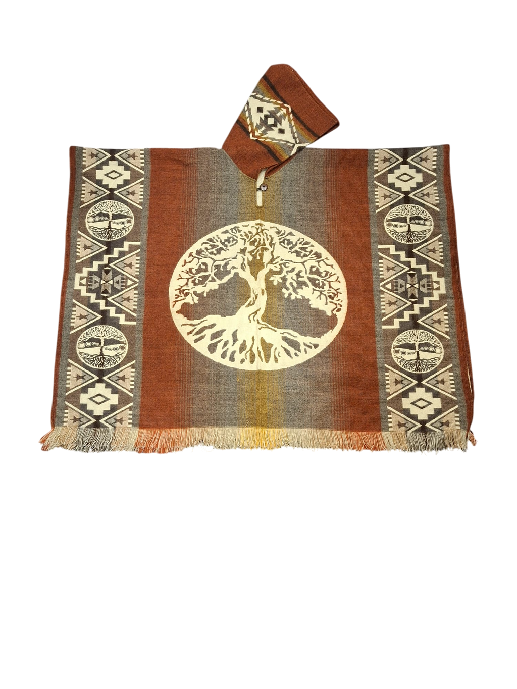 Alpaca Tree of Life Brown, Grey, White