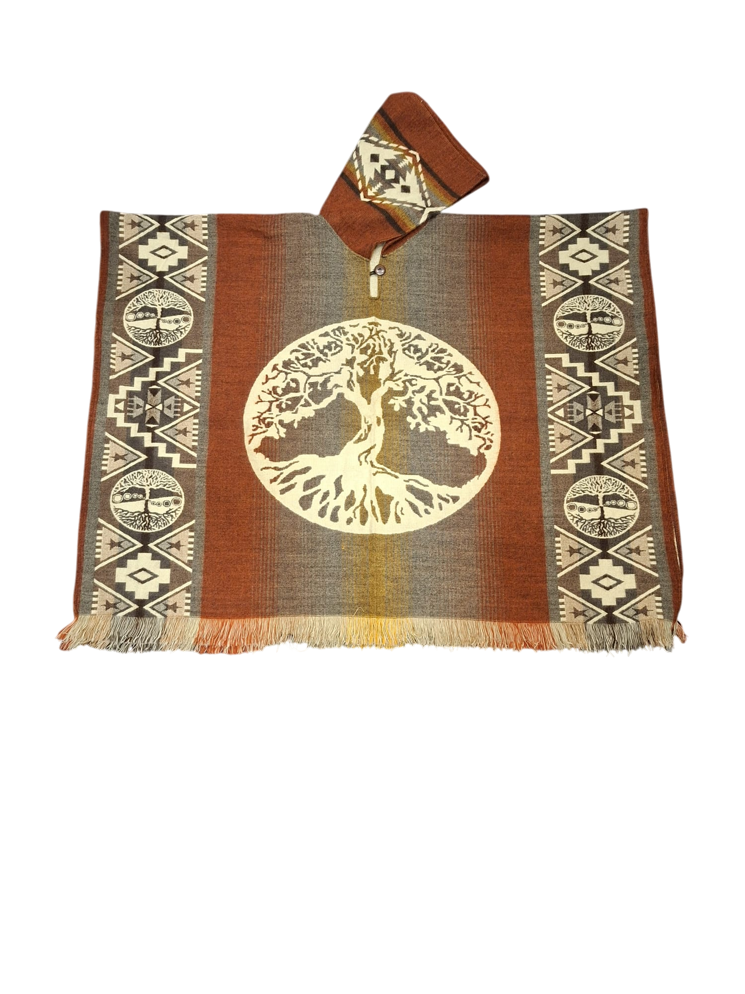 Alpaca Tree of Life Brown, Grey, White
