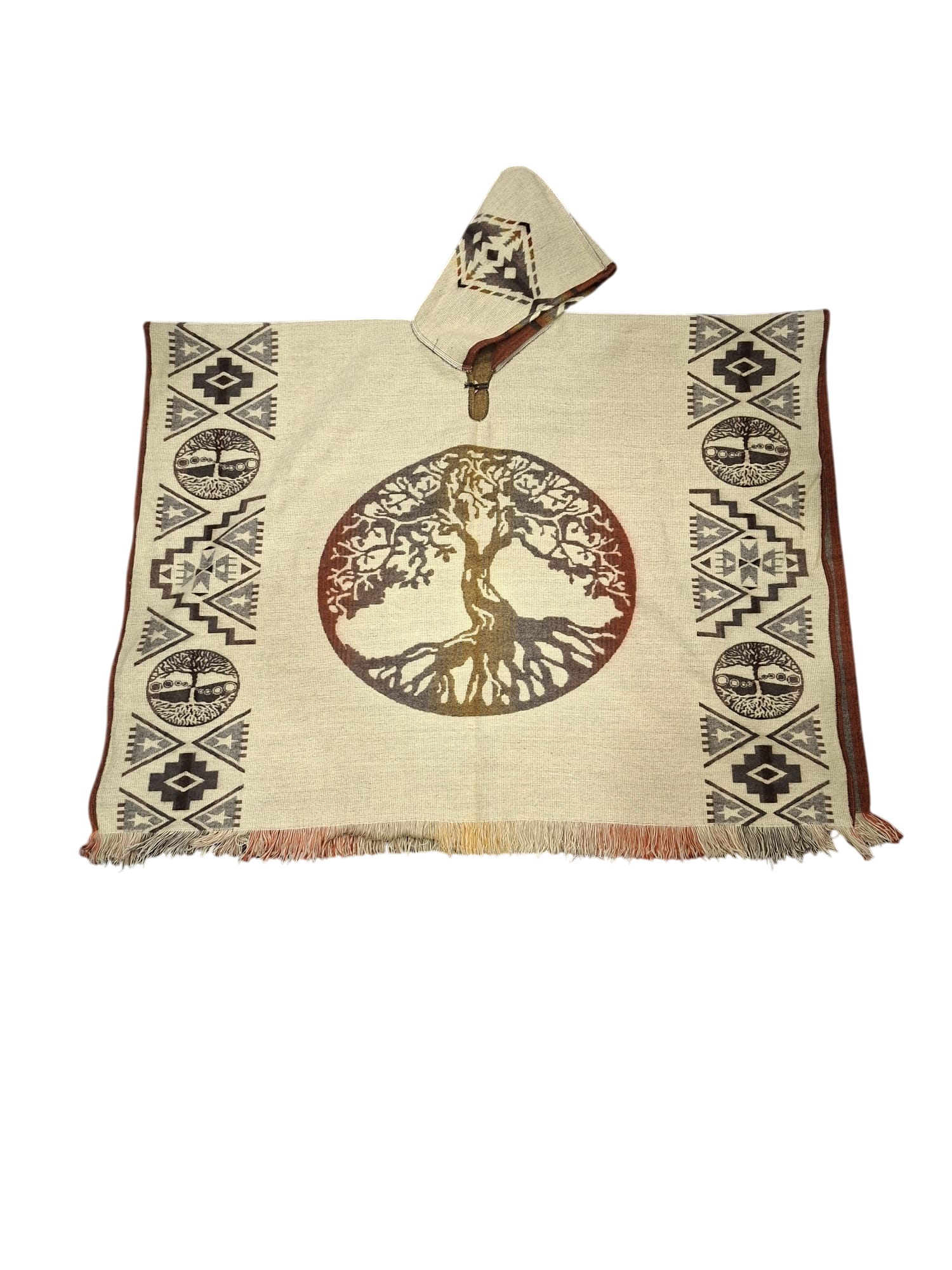 Alpaca Tree of Life Brown, Grey, White