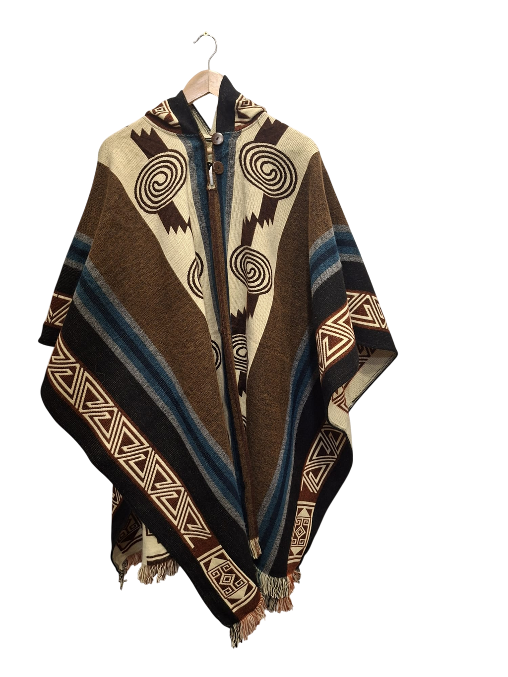 Alpaca Geometric White, Khaki, Black