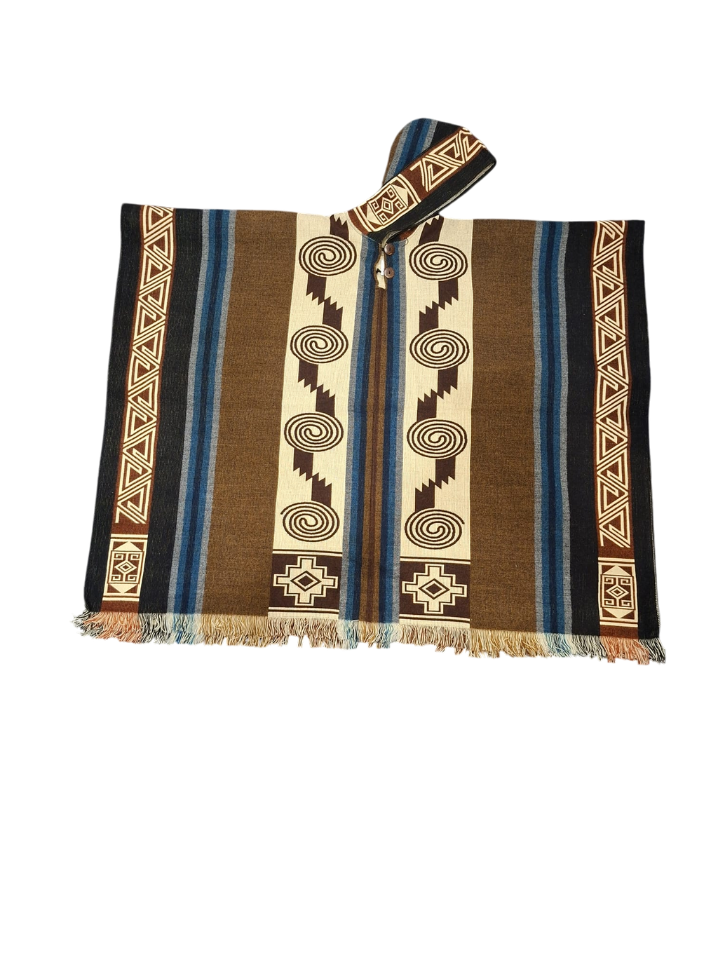 Alpaca Geometric White, Khaki, Black