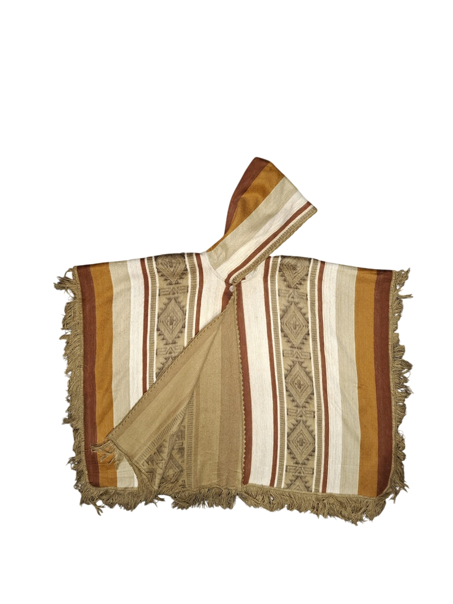 Baby Alpaca Cream, Orange, Brown