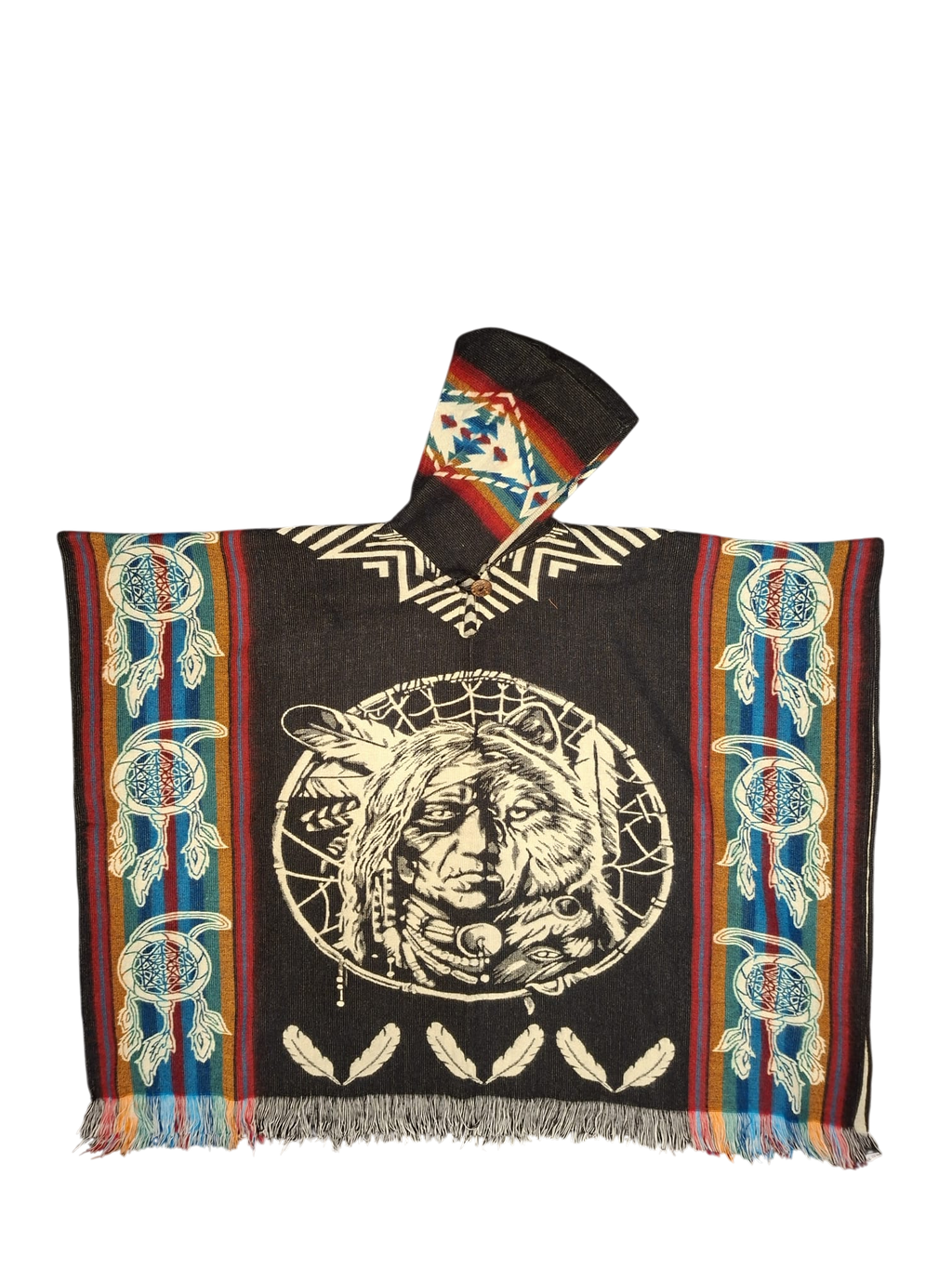 Alpaca Wolf Warrior Black, Red, Blue