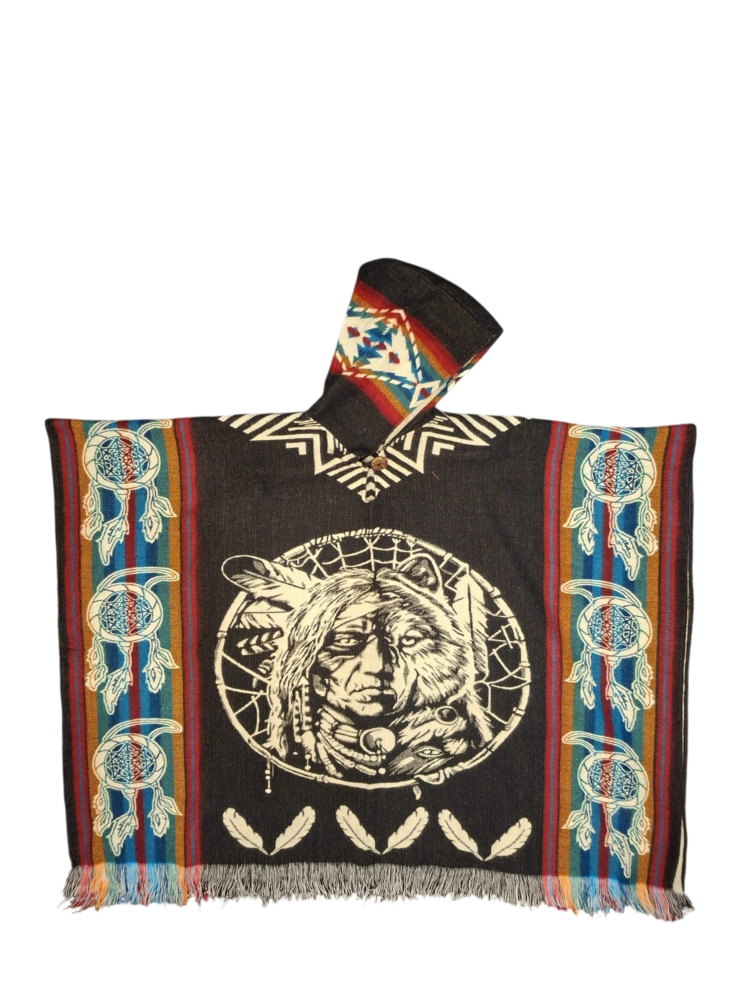 Alpaca Wolf Warrior Black, Red, Blue