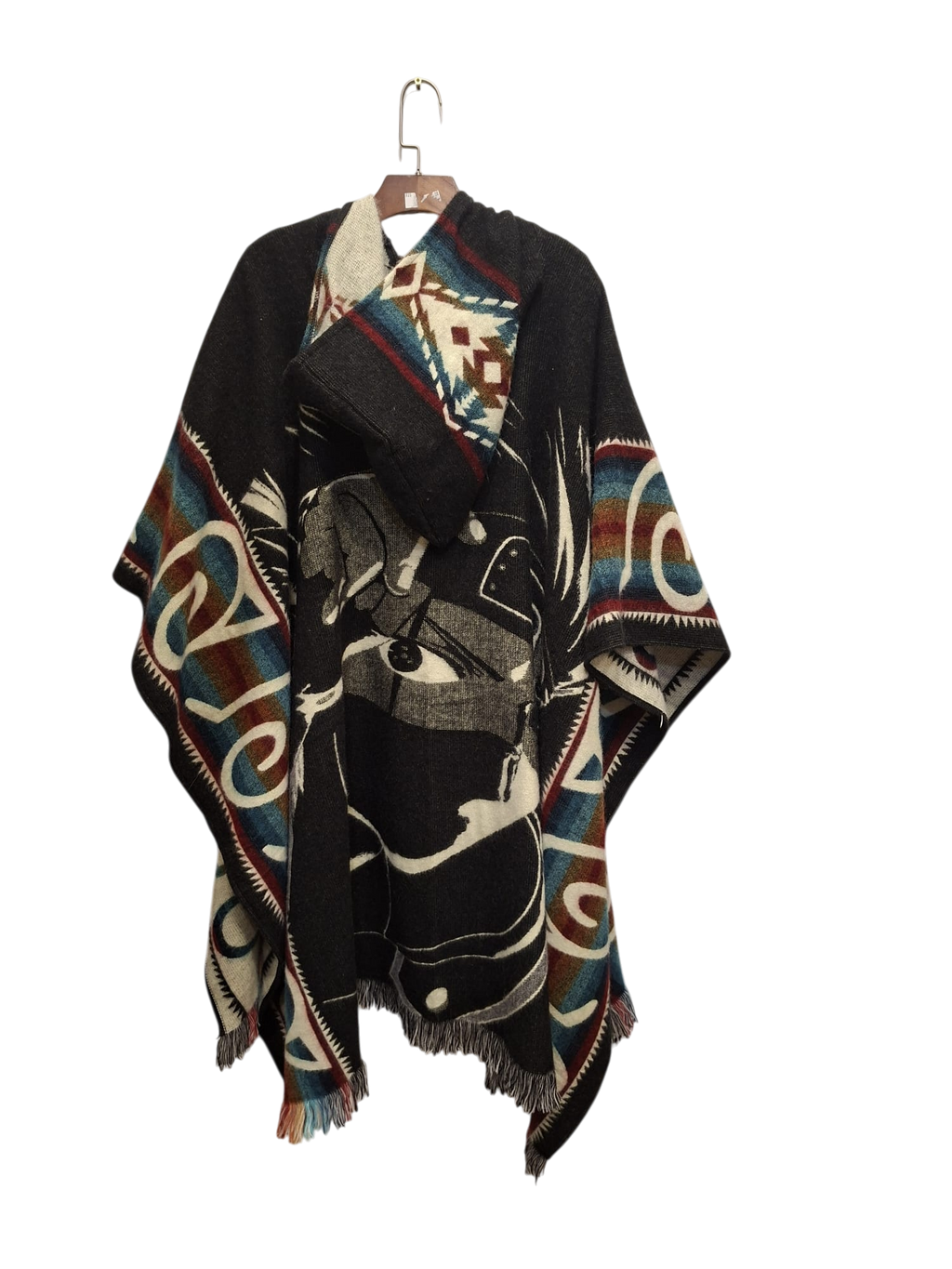 Alpaca Naruto Black, White, Blue, Red