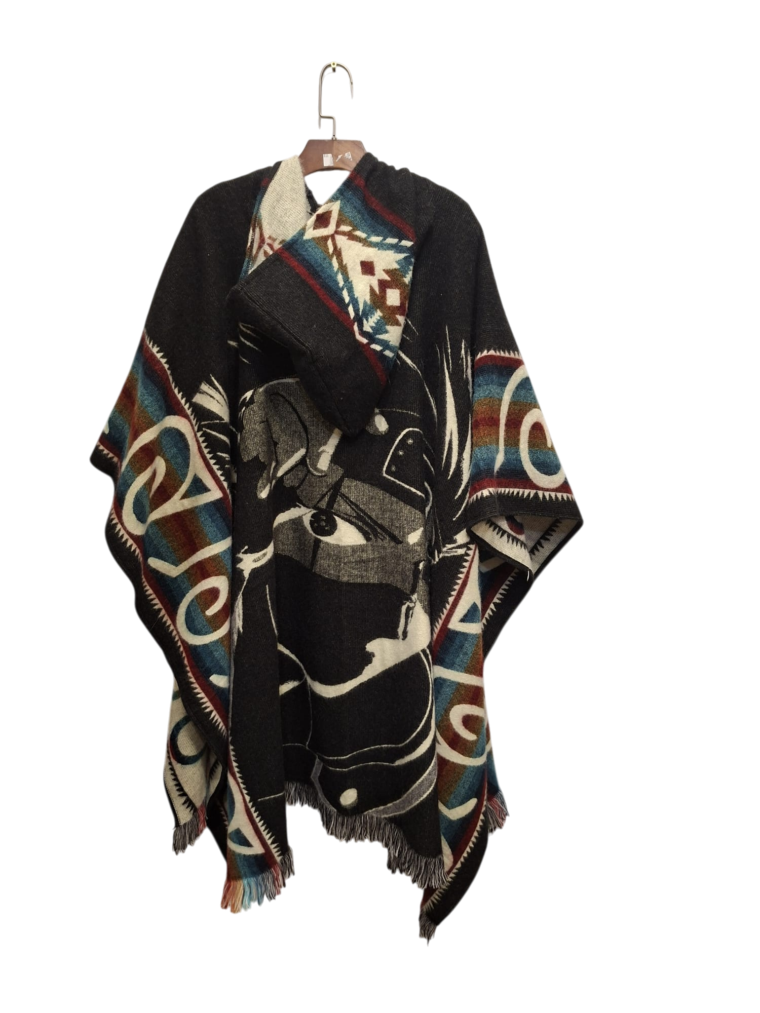 Alpaca Naruto Black, White, Blue, Red