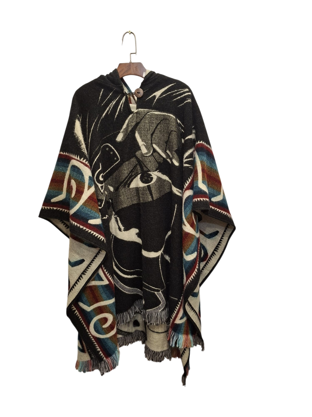 Alpaca Naruto Black, White, Blue, Red