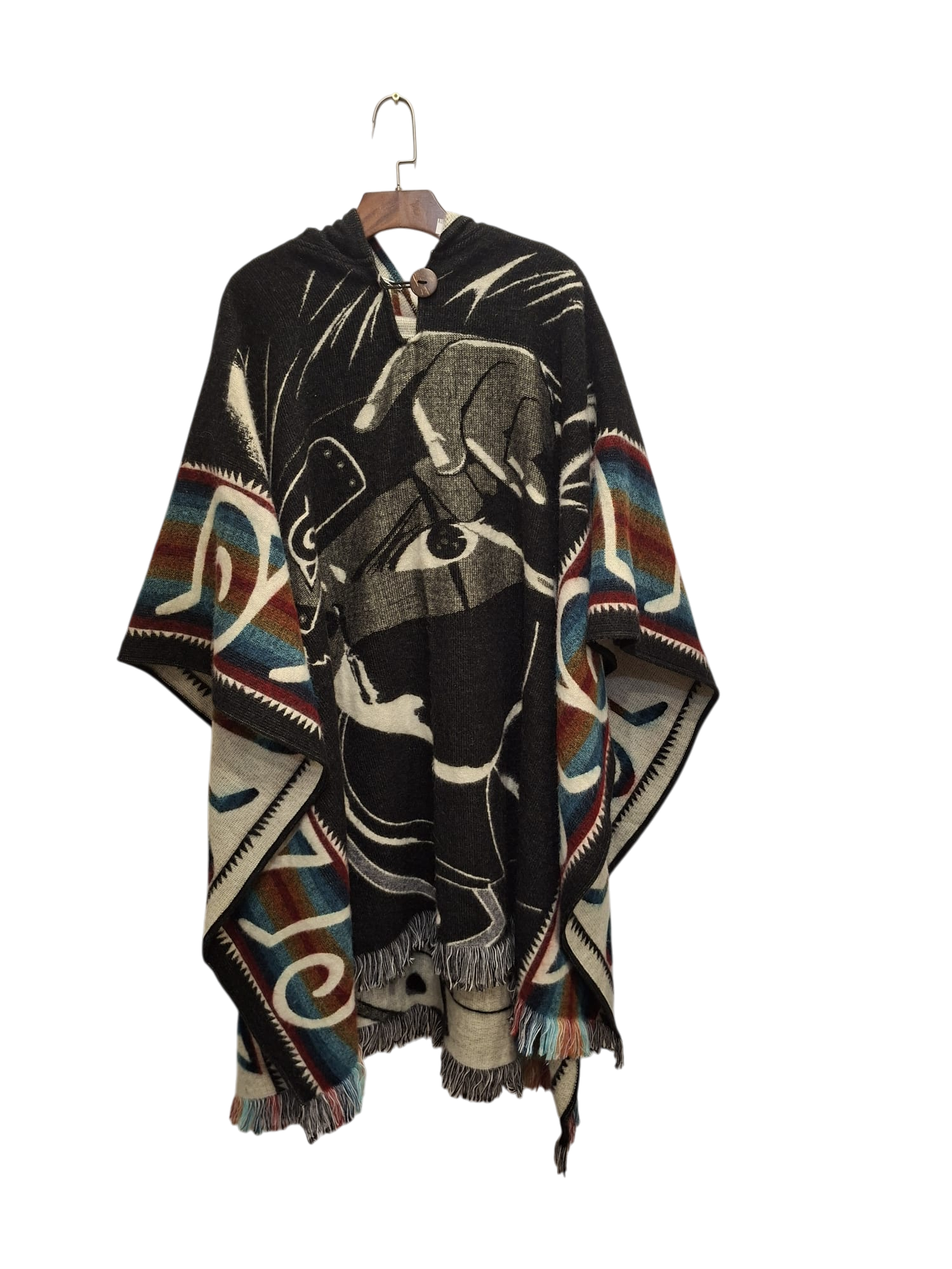 Alpaca Naruto Black, White, Blue, Red