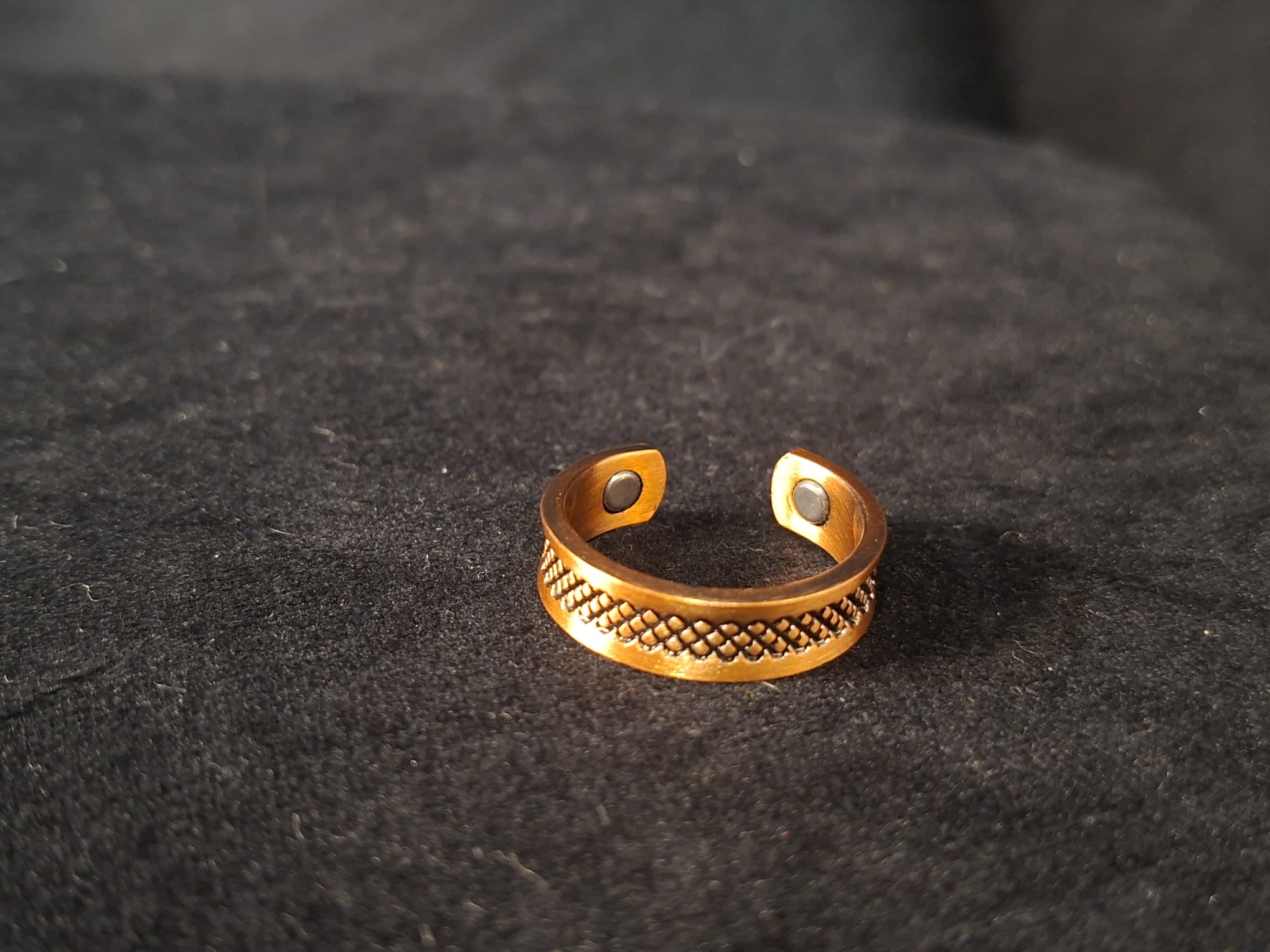 Pattern Copper Ring