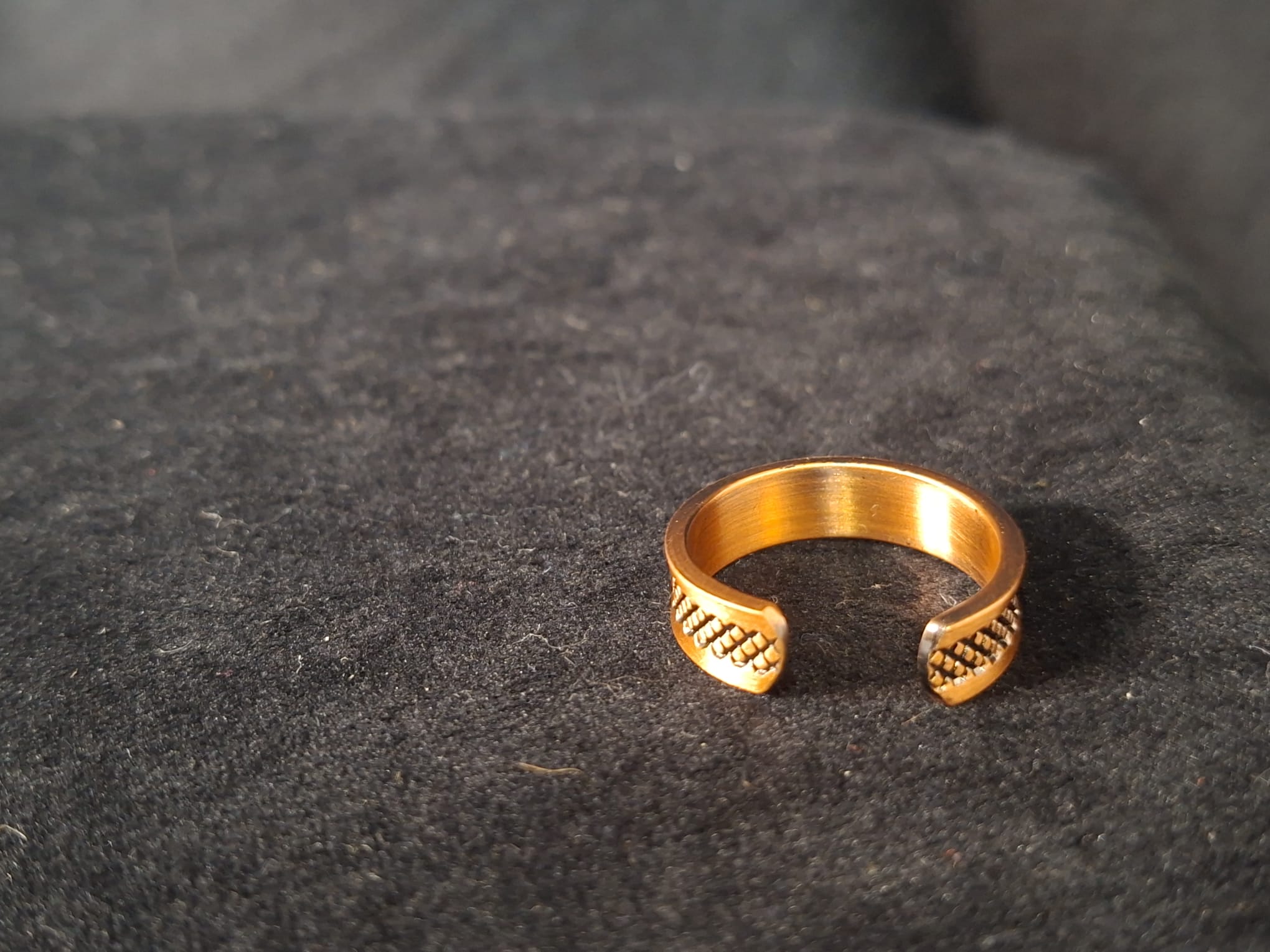Pattern Copper Ring