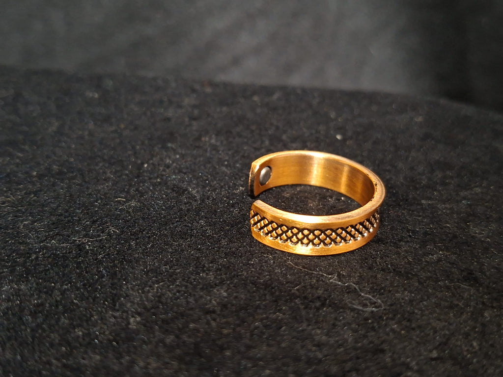 Pattern Copper Ring