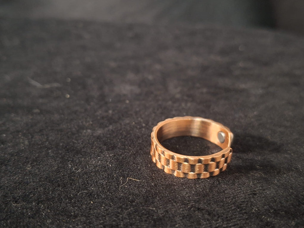 Pattern Copper Ring