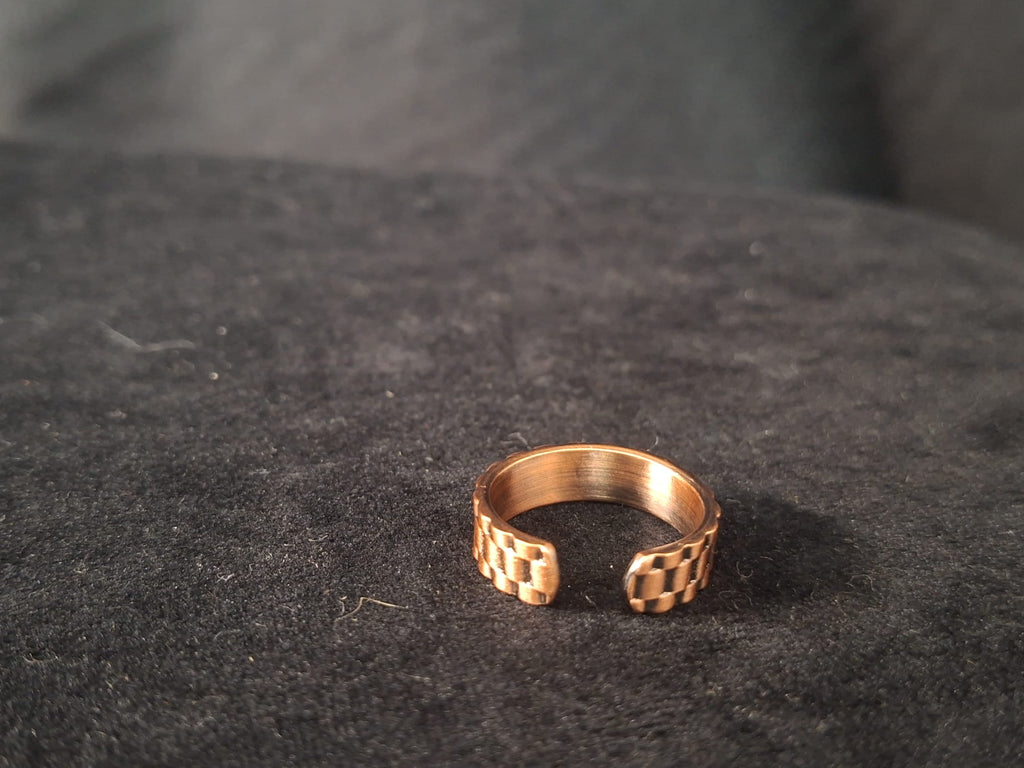 Pattern Copper Ring