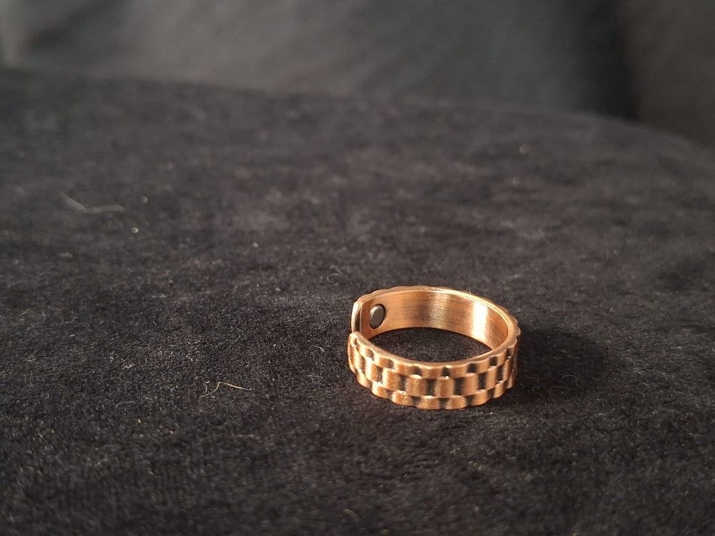 Pattern Copper Ring