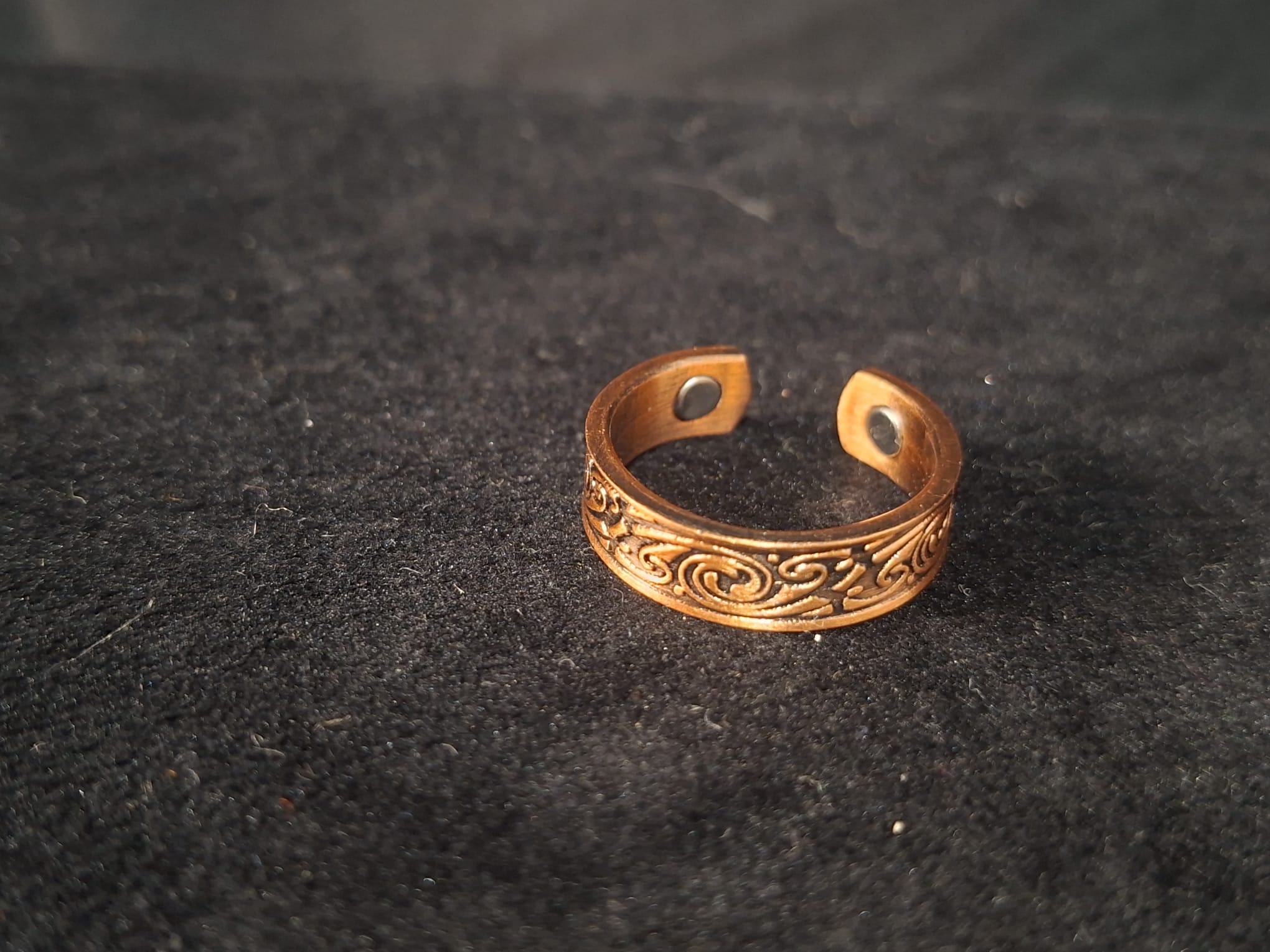 Pattern Copper Ring