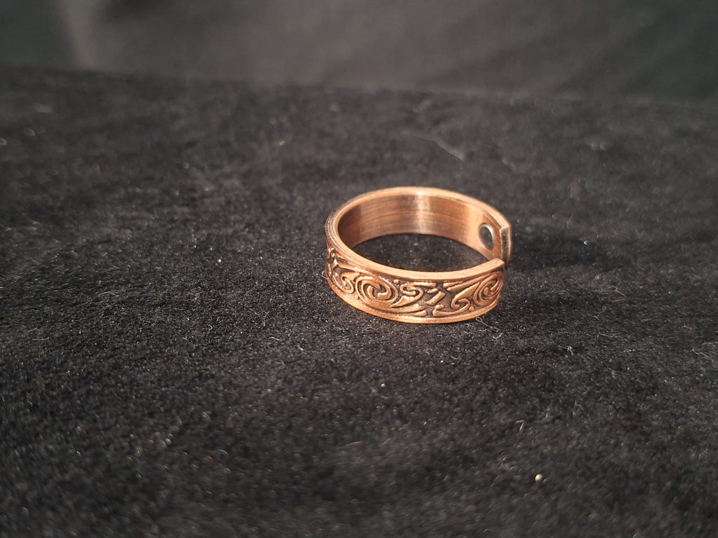 Pattern Copper Ring