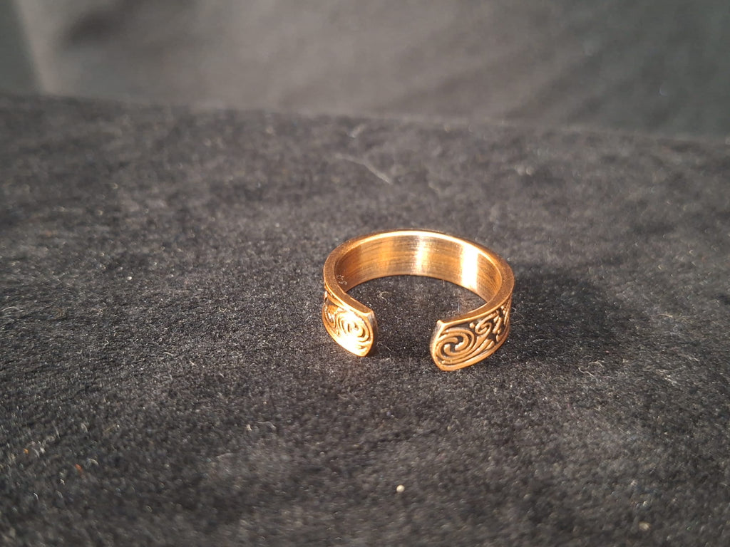 Pattern Copper Ring
