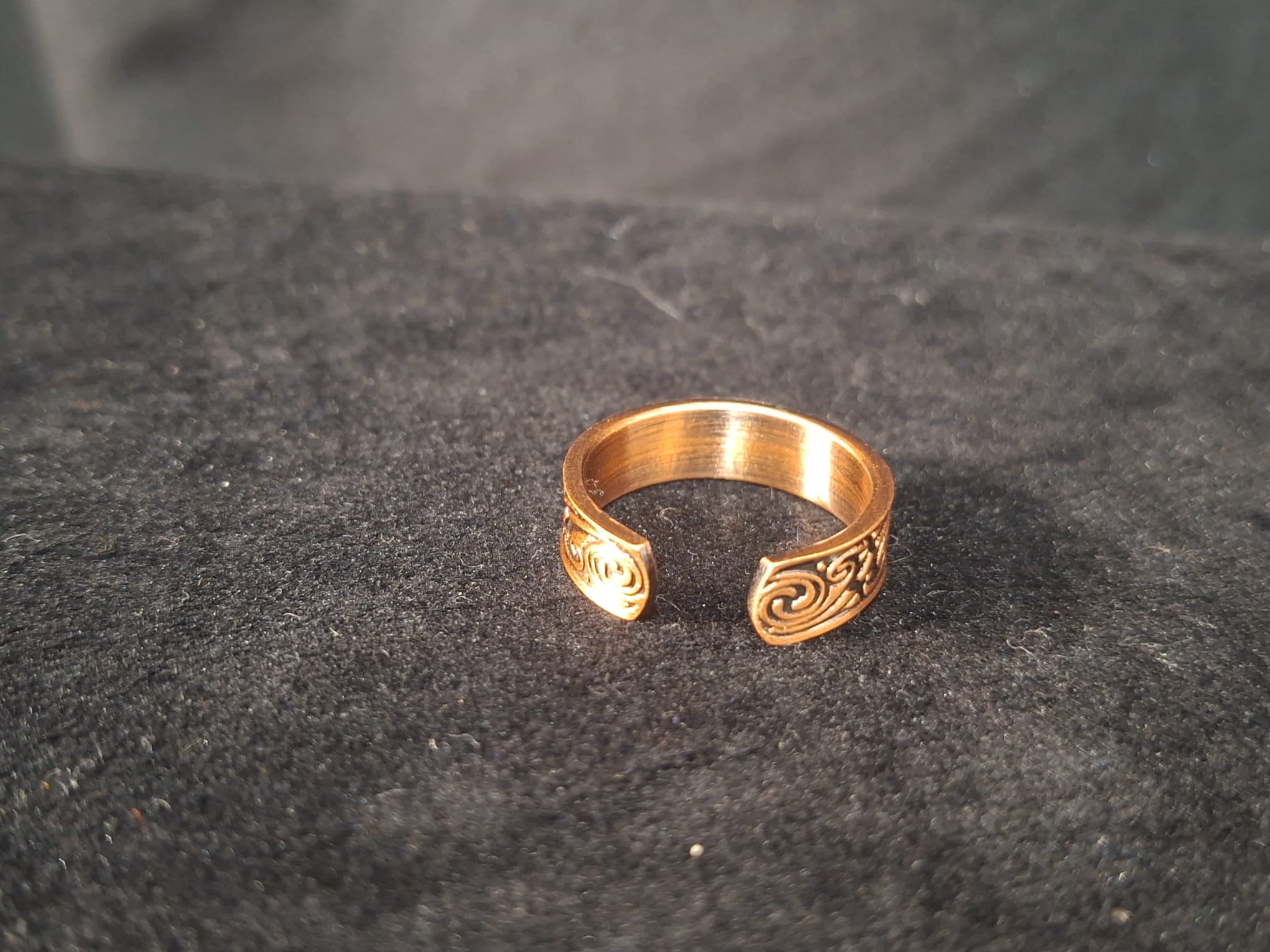 Pattern Copper Ring