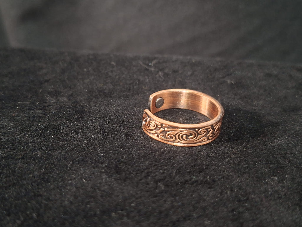 Pattern Copper Ring