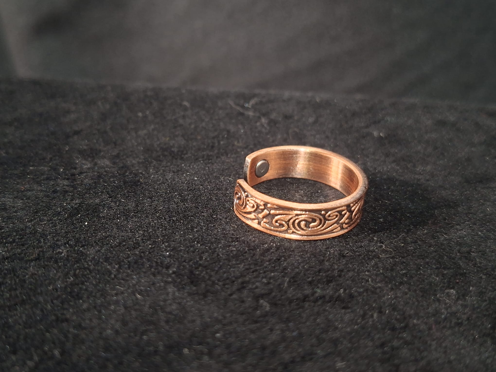 Pattern Copper Ring
