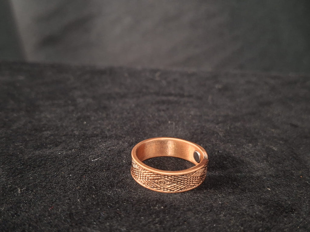 Pattern Copper Ring