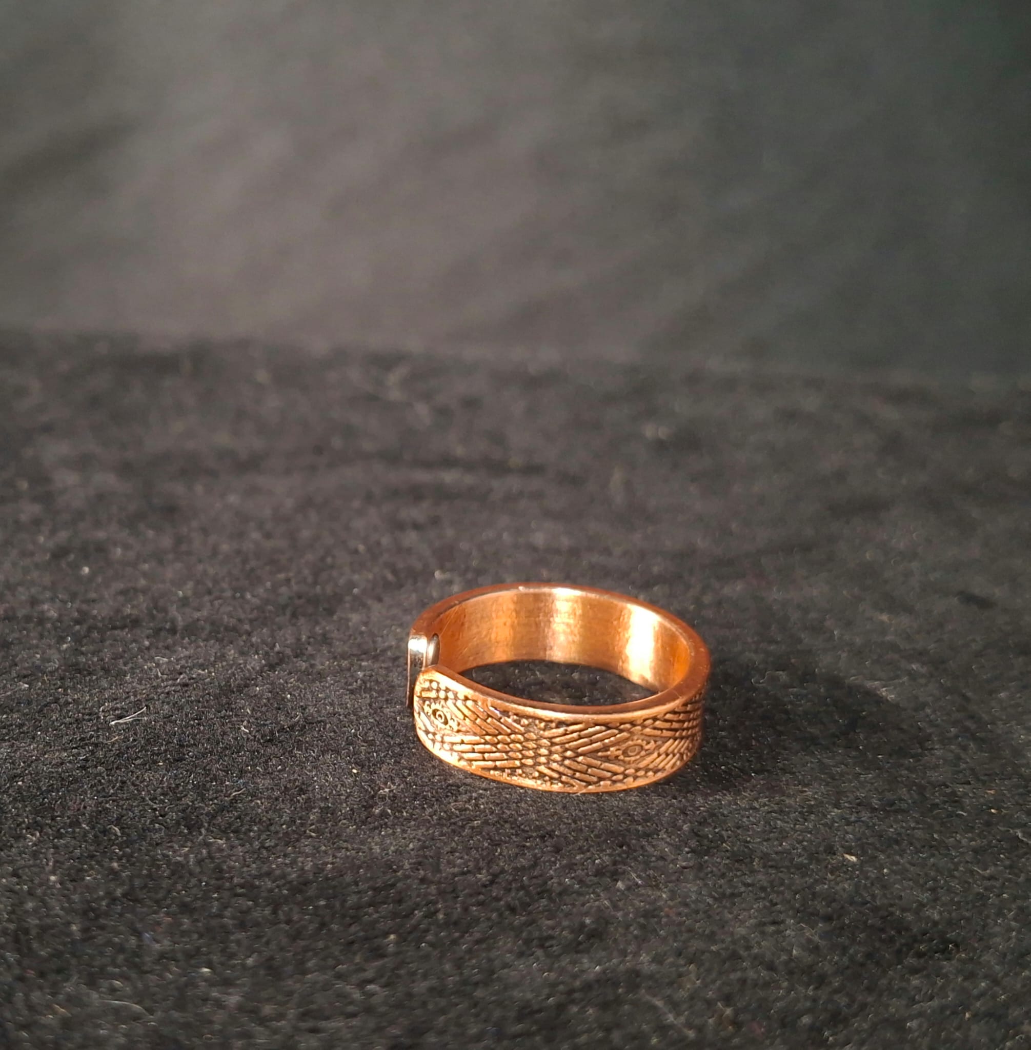 Pattern Copper Ring