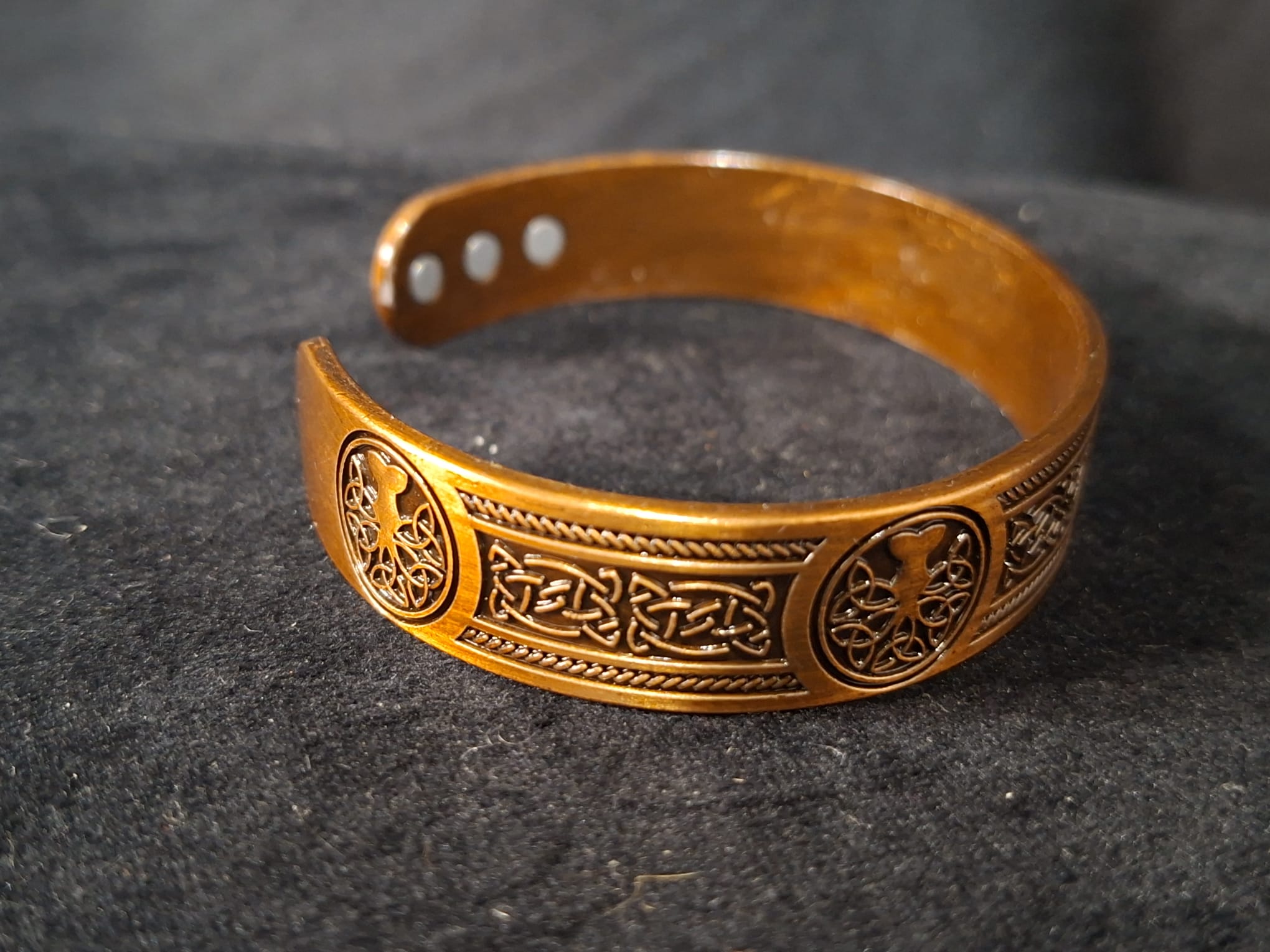 Pattern Copper Bracelet