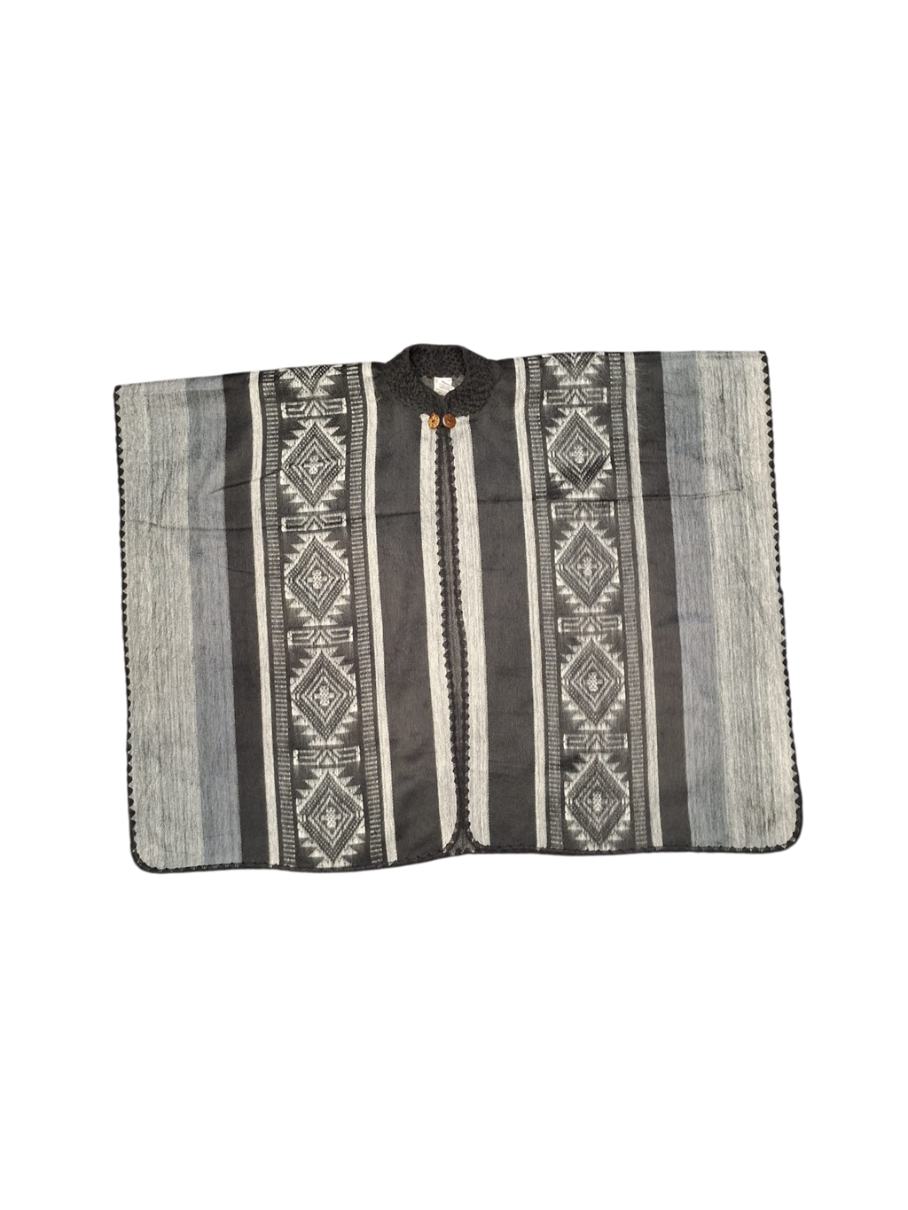 baby alpaca collar black and white