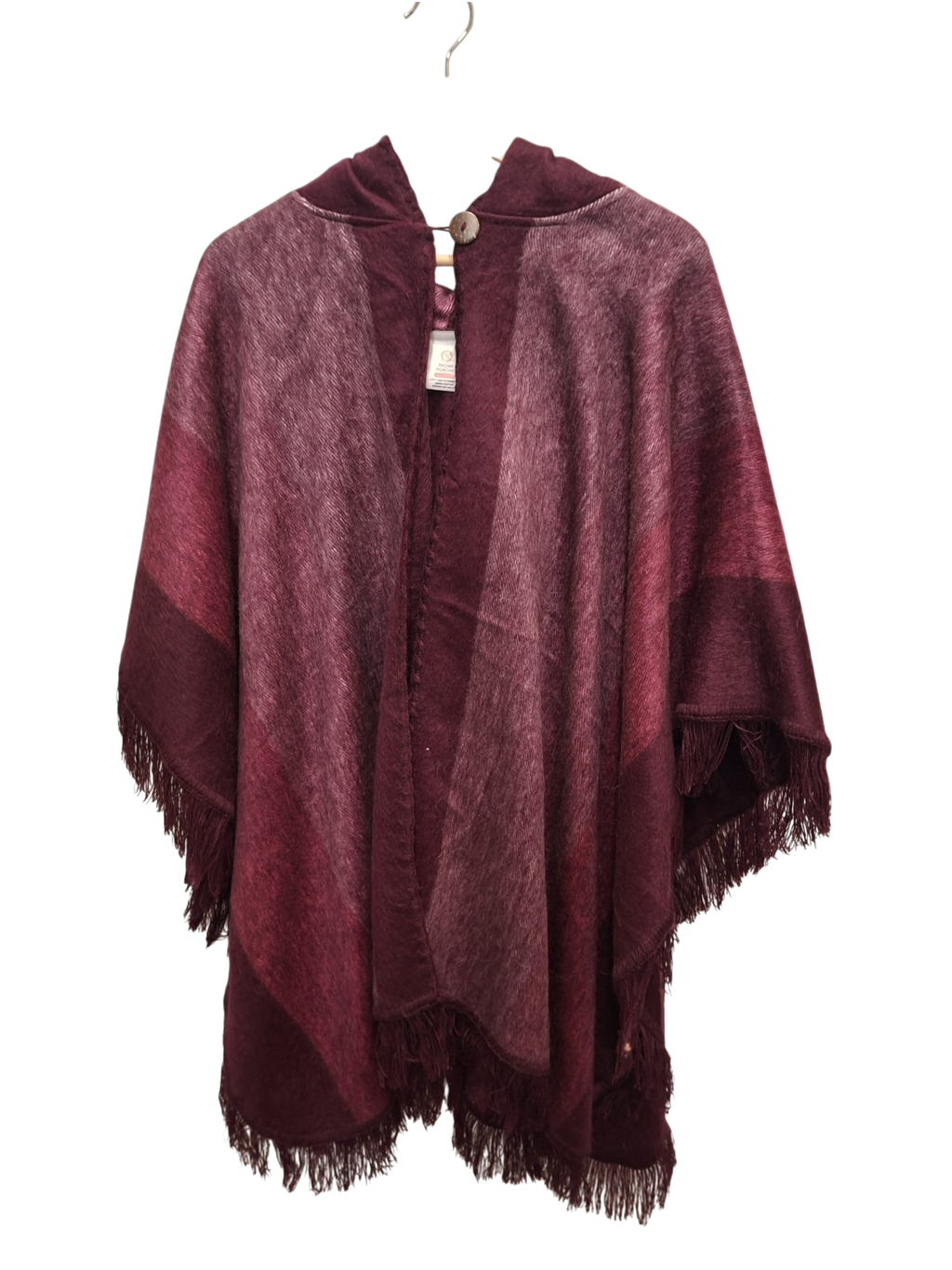 baby alpaca hood purple